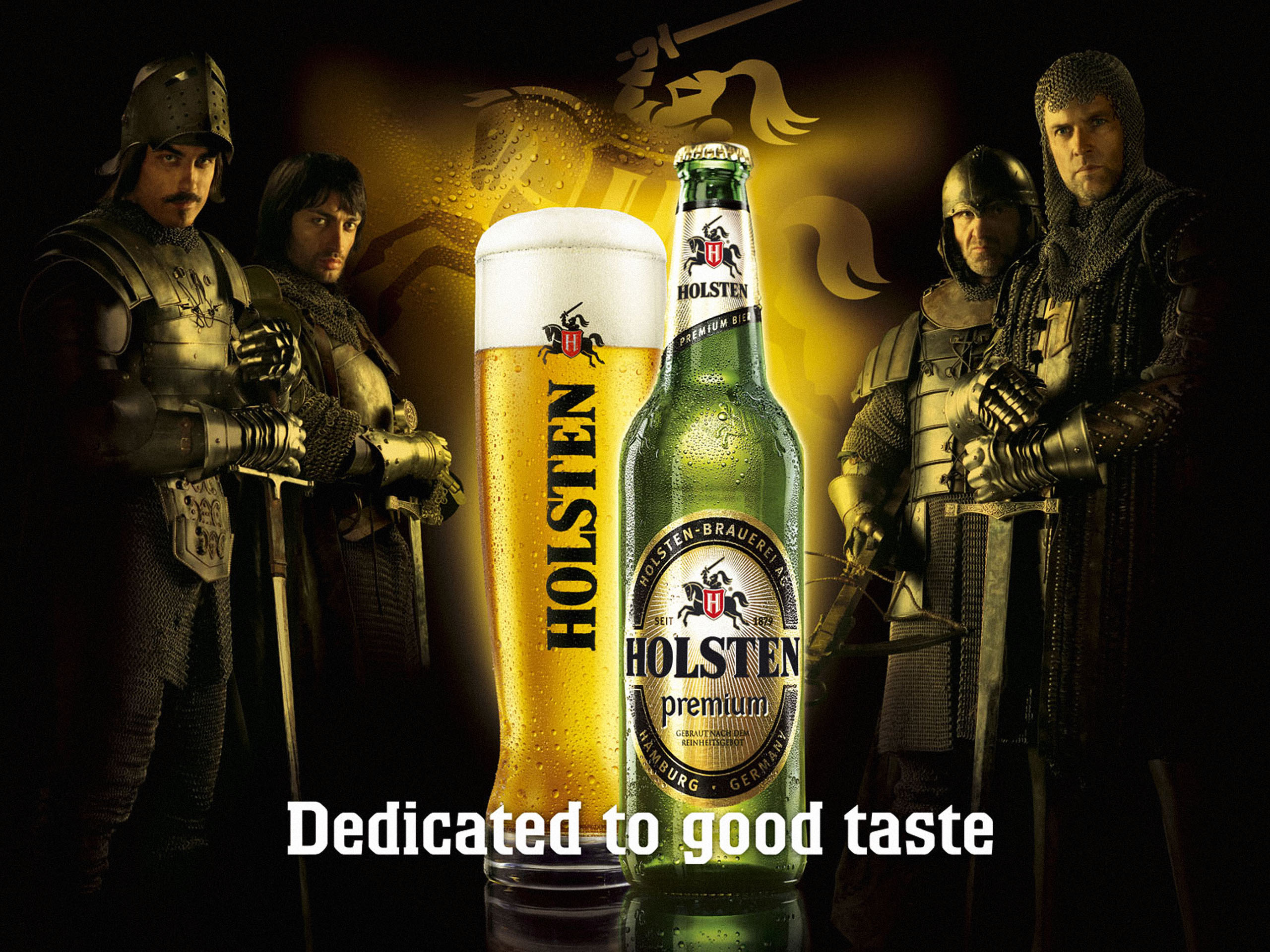 Birra Holsten cavalieri medievali, 2560x1920 WQXGA, Desktop