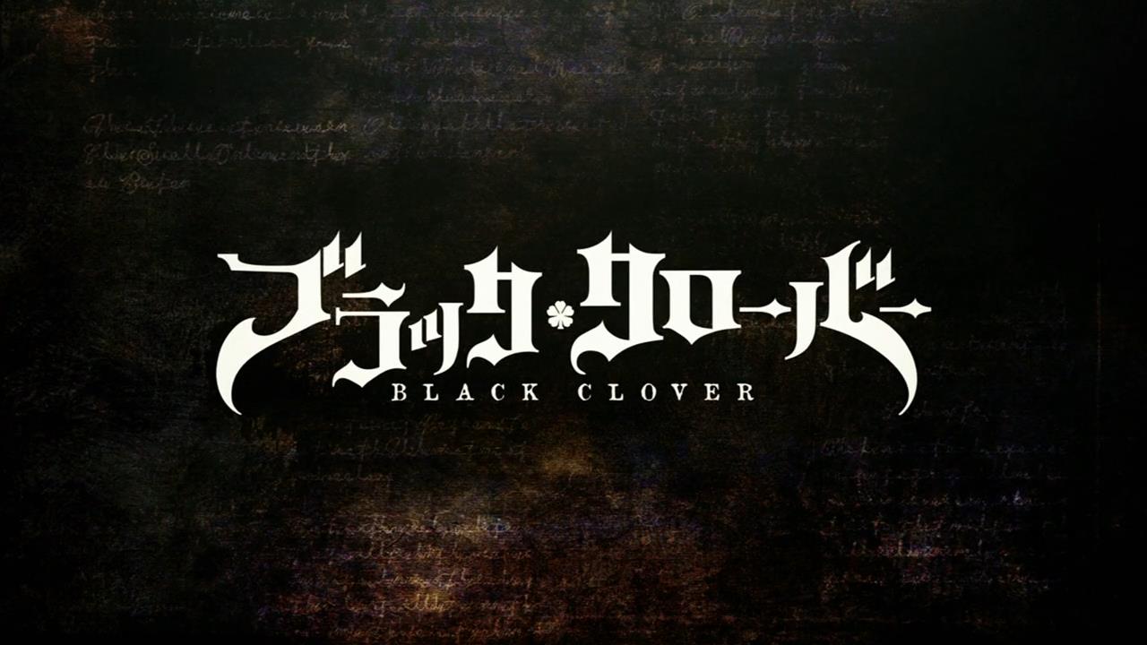 Logo Black Clover anime, 1280x720 720p, PC