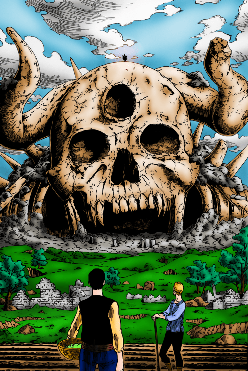 Teschio gigante Black Clover, 800x1197 Verticale, Android