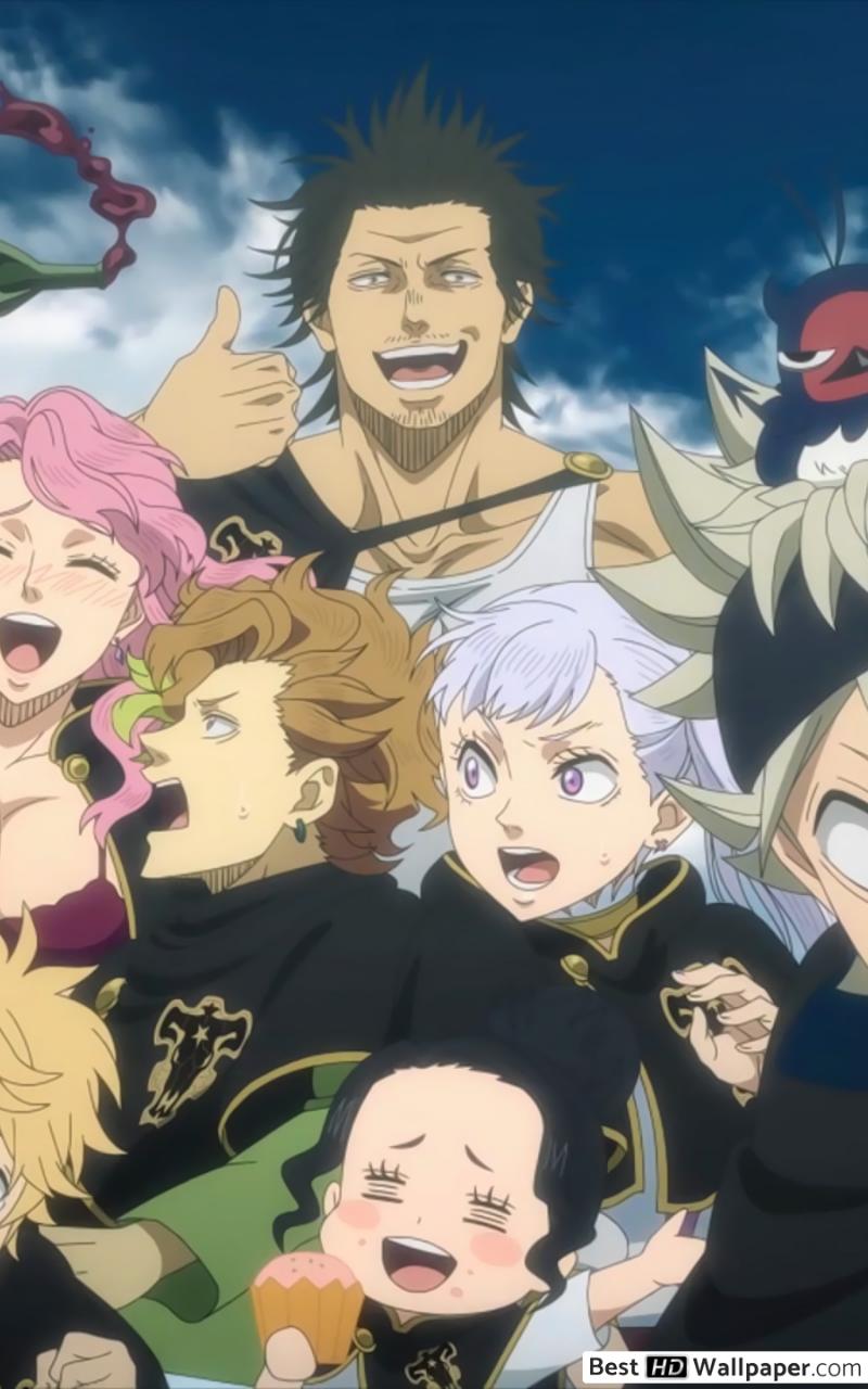 Black Bulls Black Clover gruppo, 800x1280 Verticale, Telefono