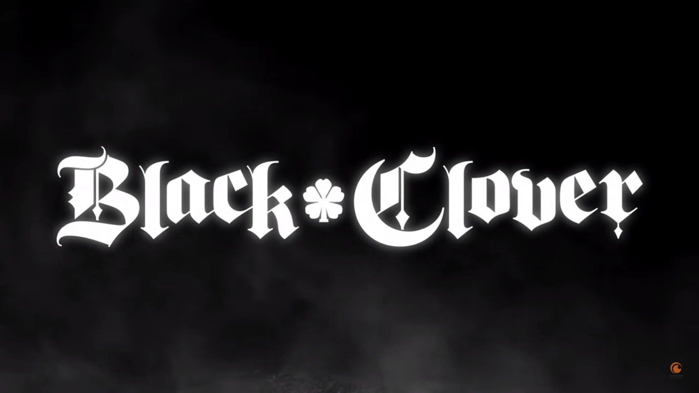 Logo Black Clover anime, 1366x768 HD, Desktop