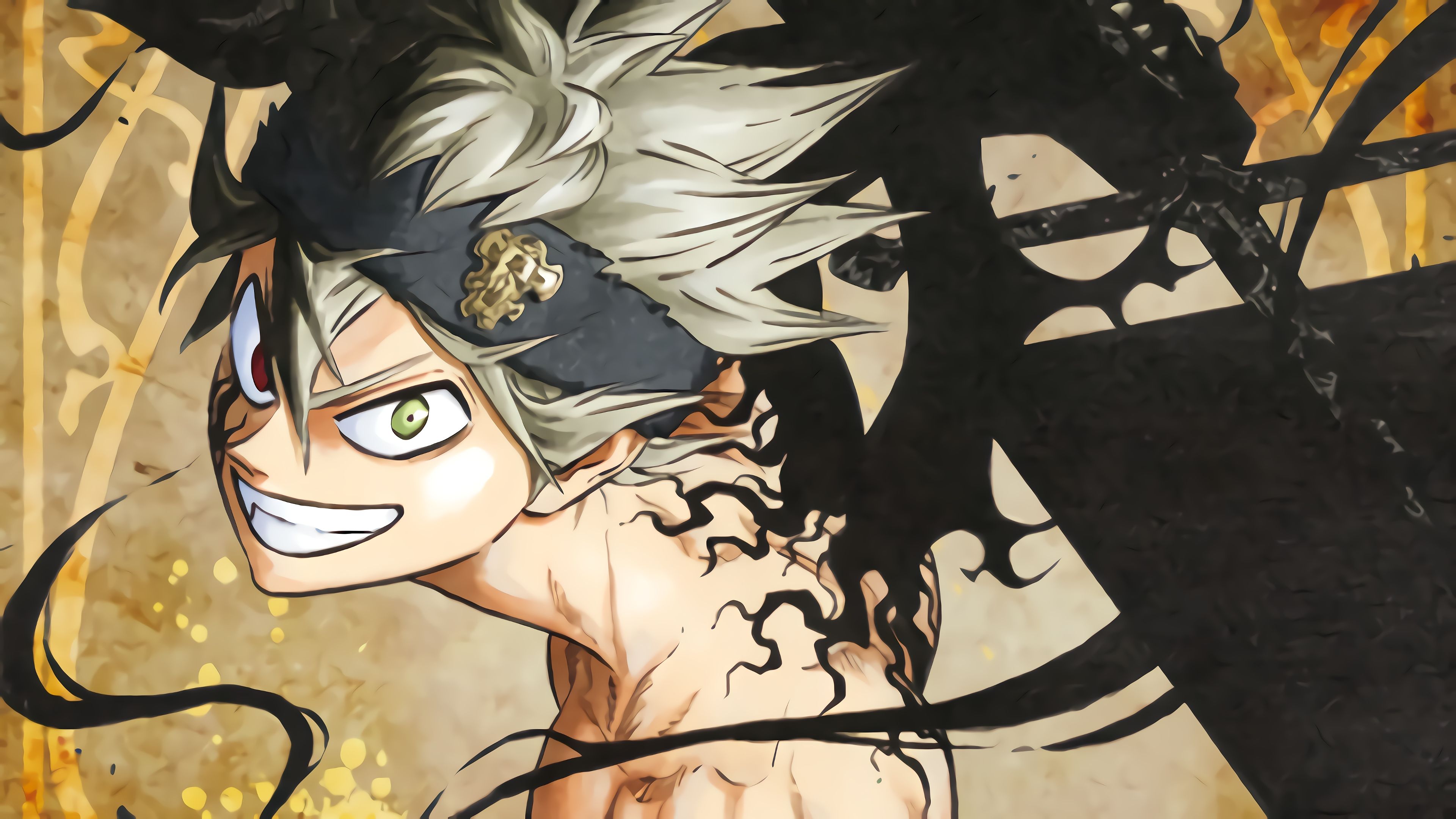 Asta Black Clover demone, 3840x2160 4K Ultra HD, Monitor 4K