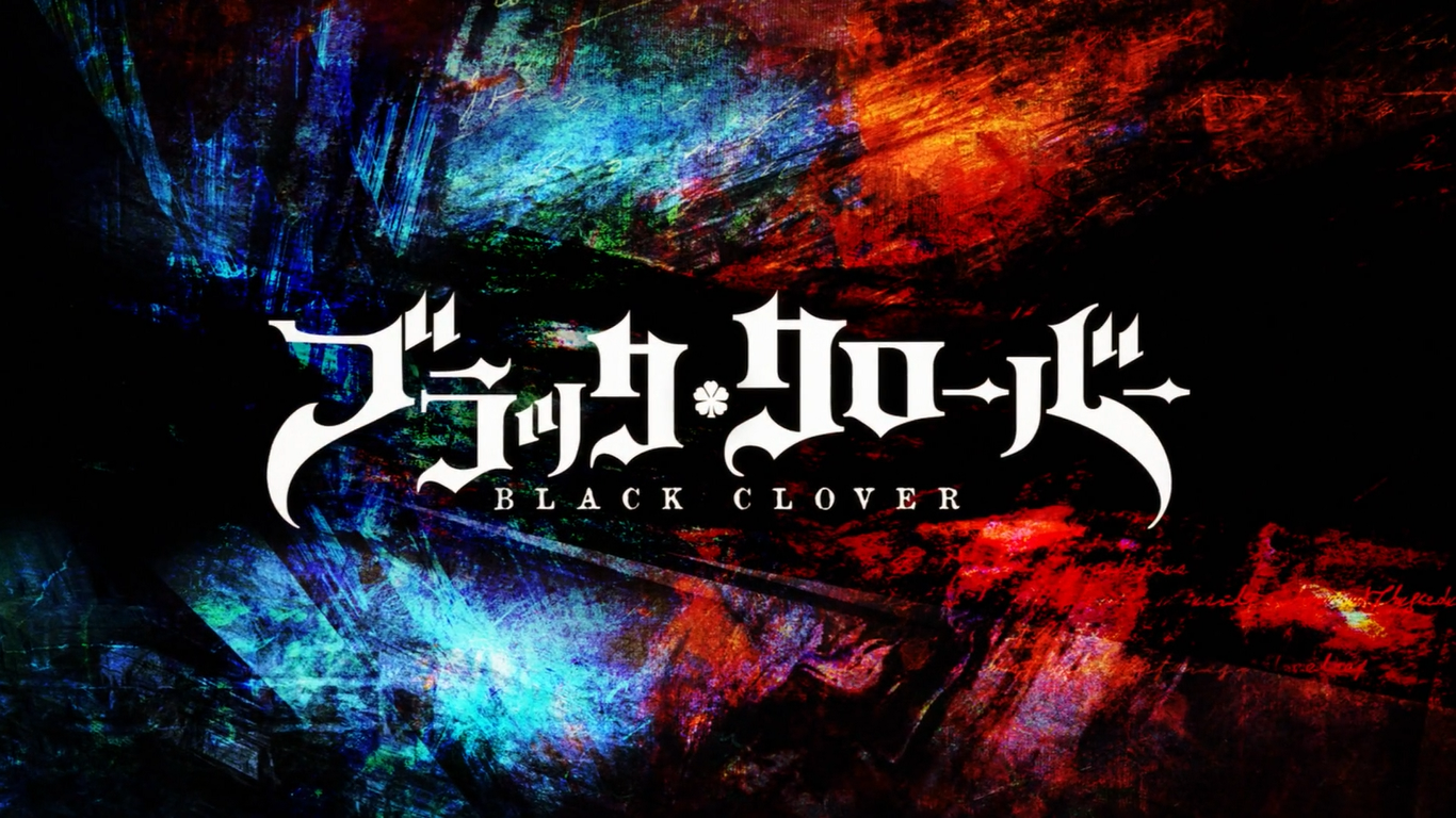 Black Clover logo anime, 1366x768 720p, Laptop