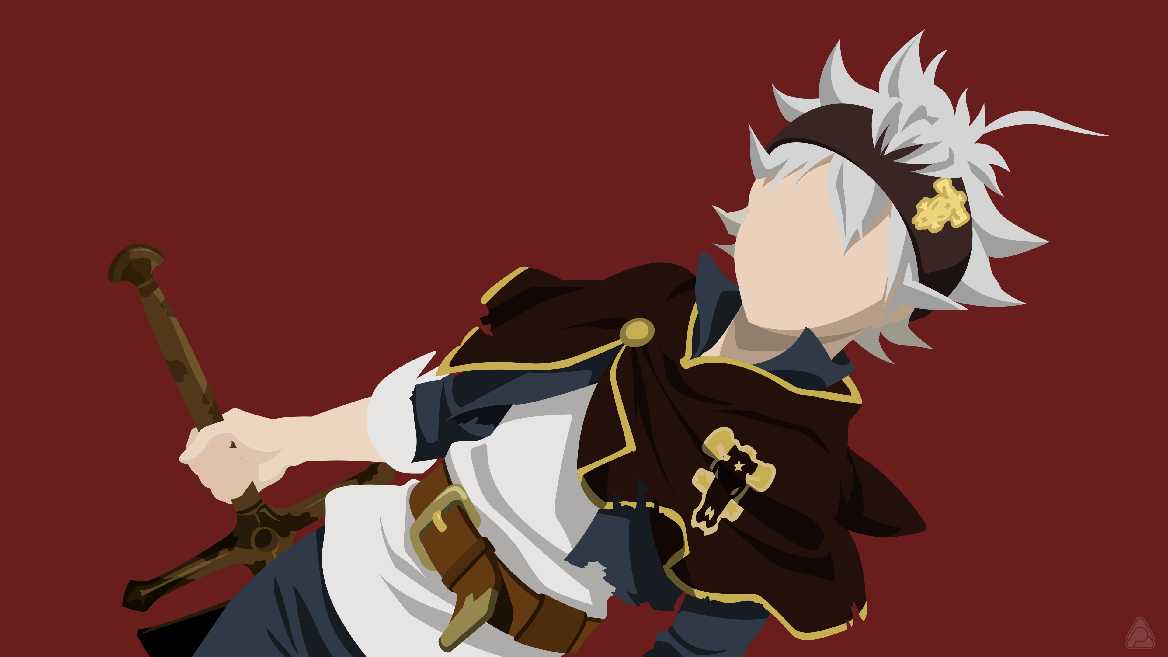 Asta Black Clover spada rossa, 3840x2160 Ultra HD, 4K TV
