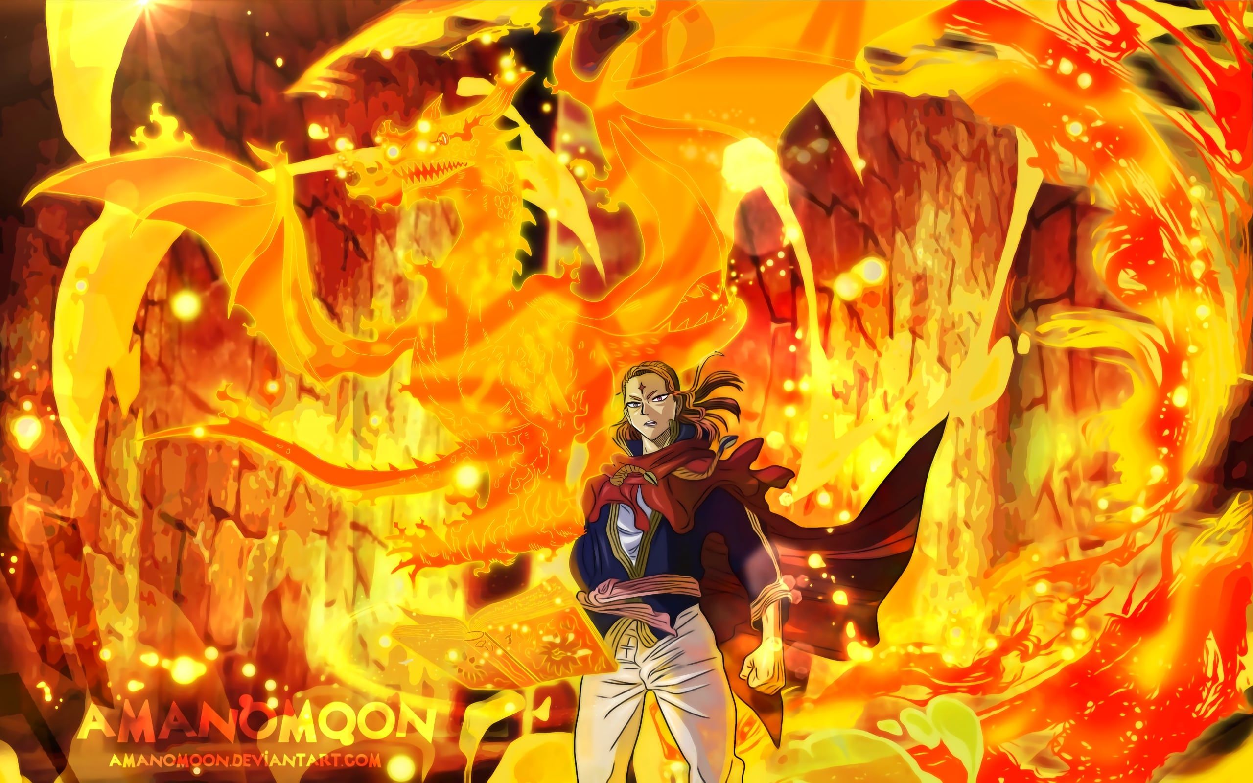 Fuegoleon Vermillion Black Clover, 2560x1600 2K+, MacBook Pro