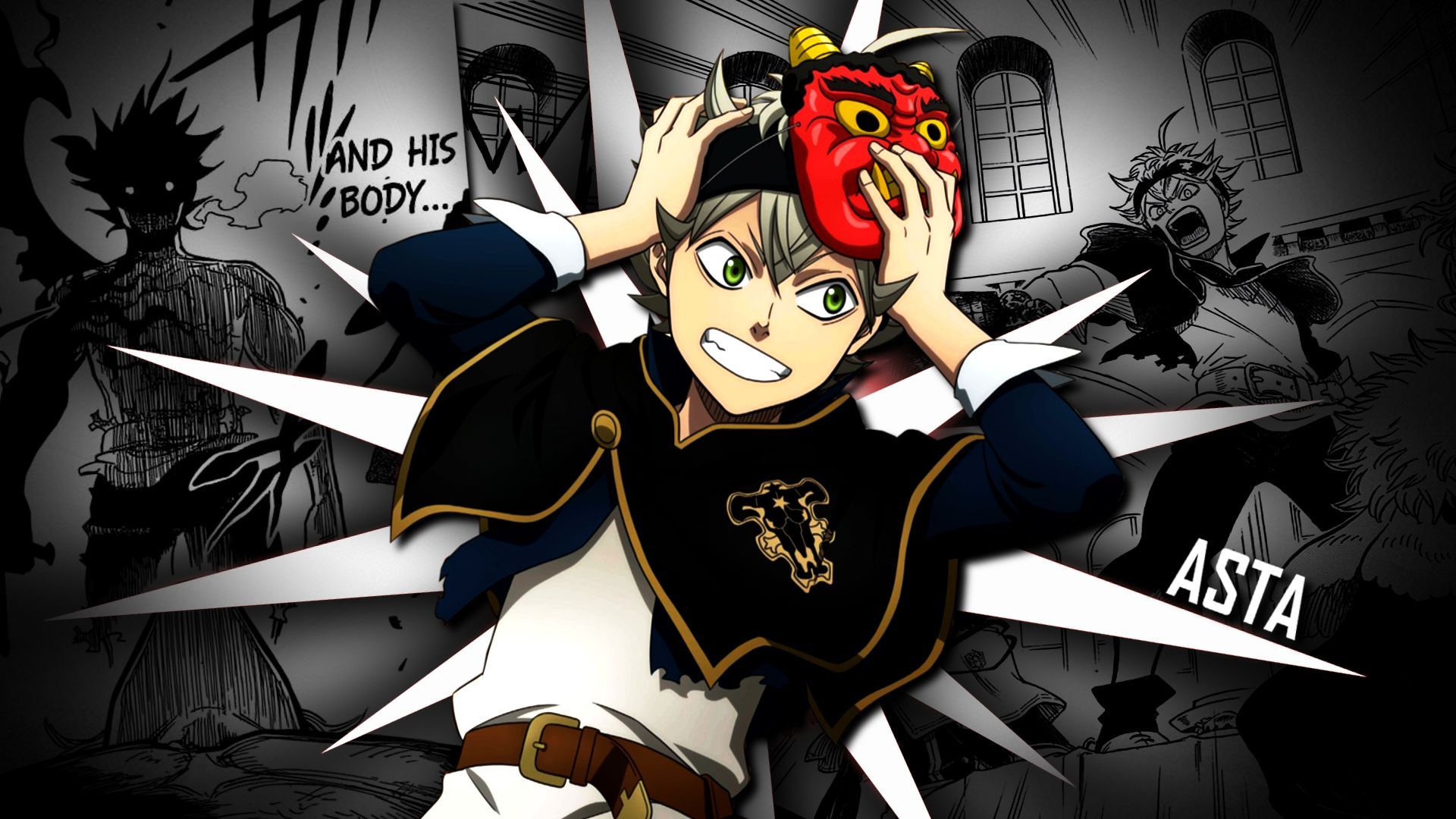 Asta Black Clover manga, 1920x1080 Full HD 1080p, Desktop
