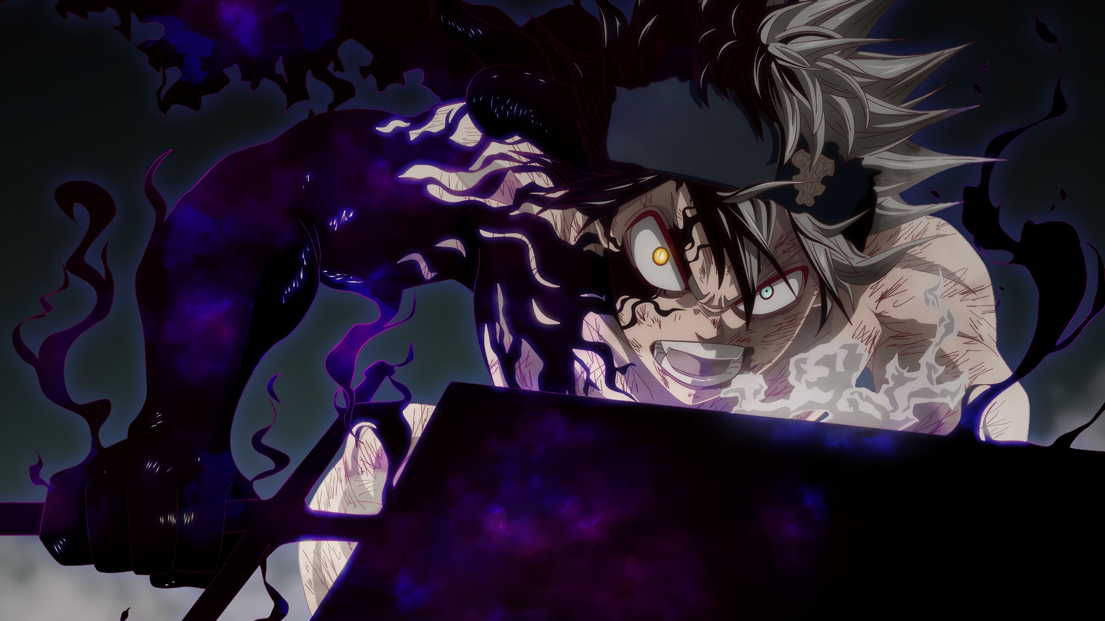 Black Clover personaggio oscuro, 3840x2160 4K Ultra HD, Monitor 4K