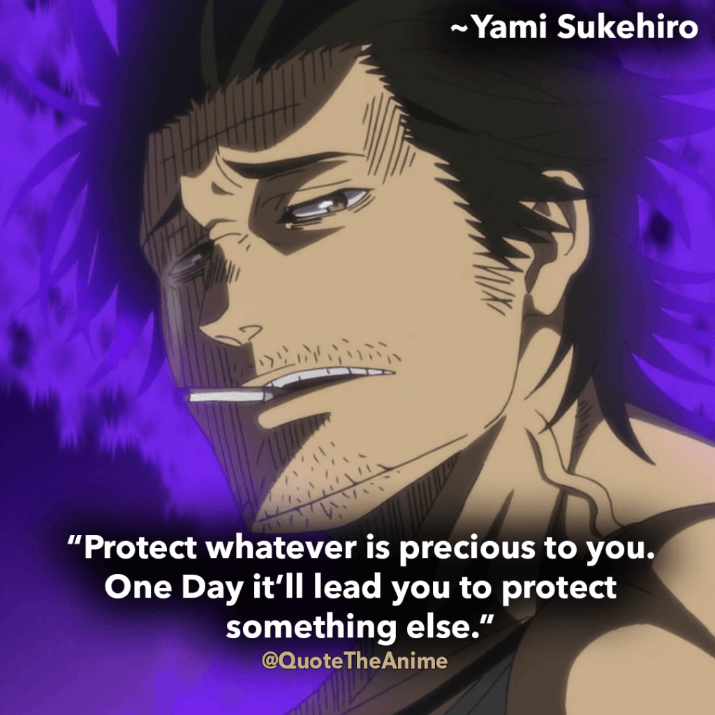 Yami Sukehiro Black Clover citazione, 1024x1024 HD, Desktop
