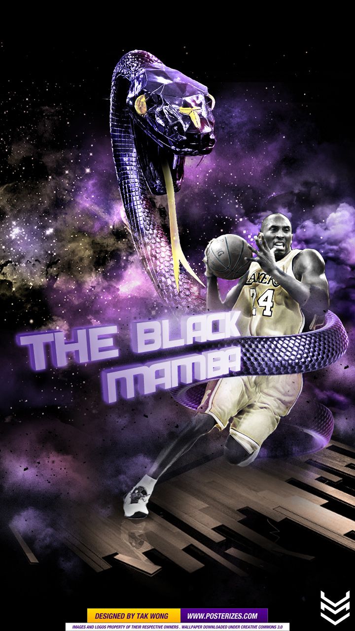 Kobe Bryant Black Mamba Lakers, 720x1280 Verticale, Mobile
