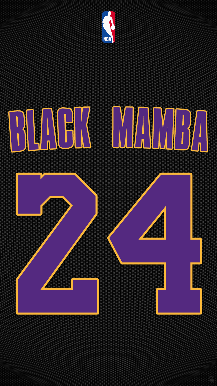 Maglia Black Mamba Kobe 24, 750x1334 Verticale, Mobile