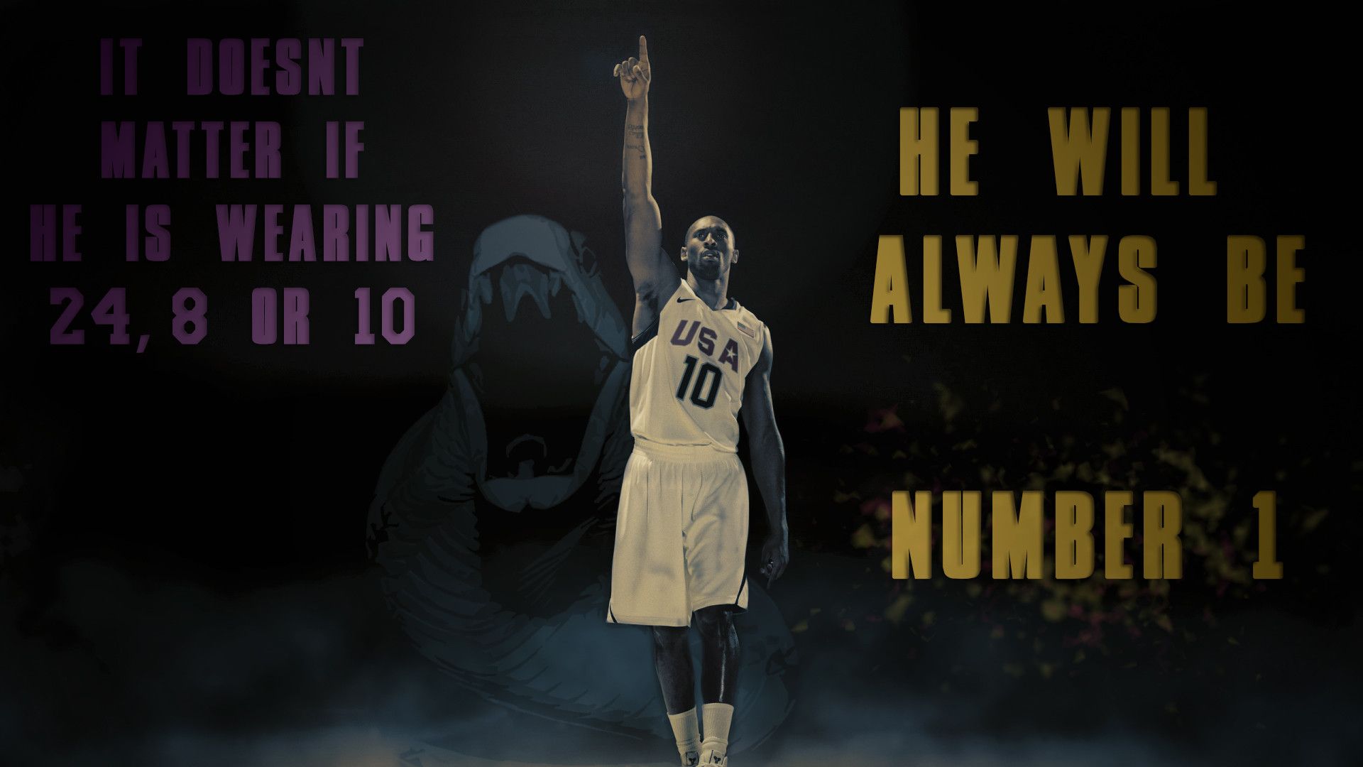 Kobe Bryant tributo USA basket, 1920x1080 Full HD 1080p, Desktop