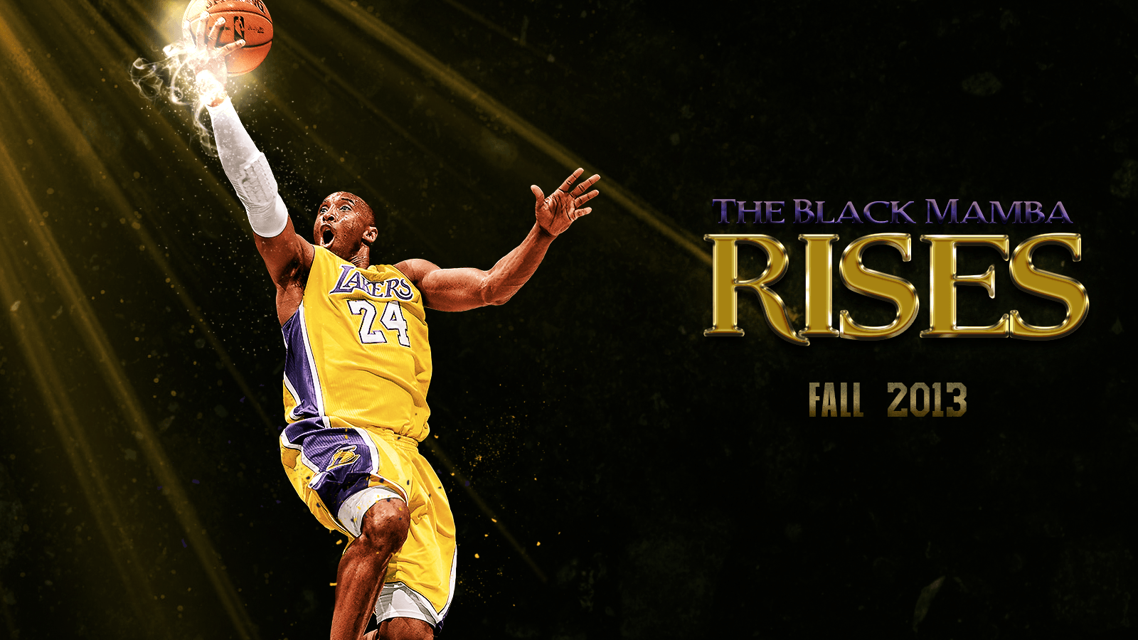 Kobe Bryant Lakers schiacciata, 1600x900 900p, Desktop