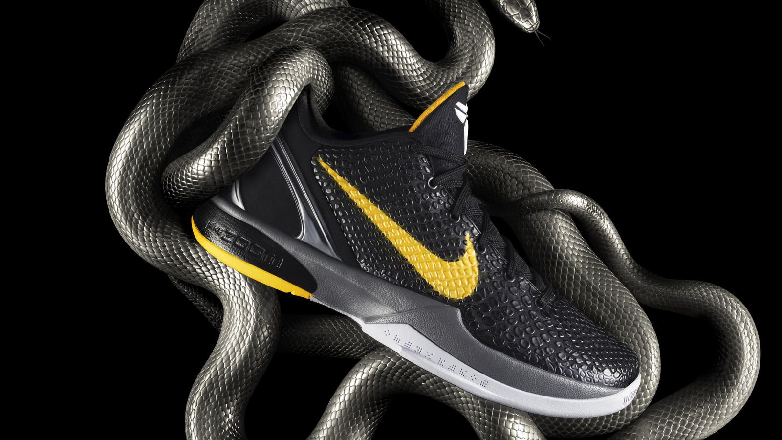 Nike Zoom Kobe con serpenti, abbigliamento sportivo, 1600x900 HD, Desktop