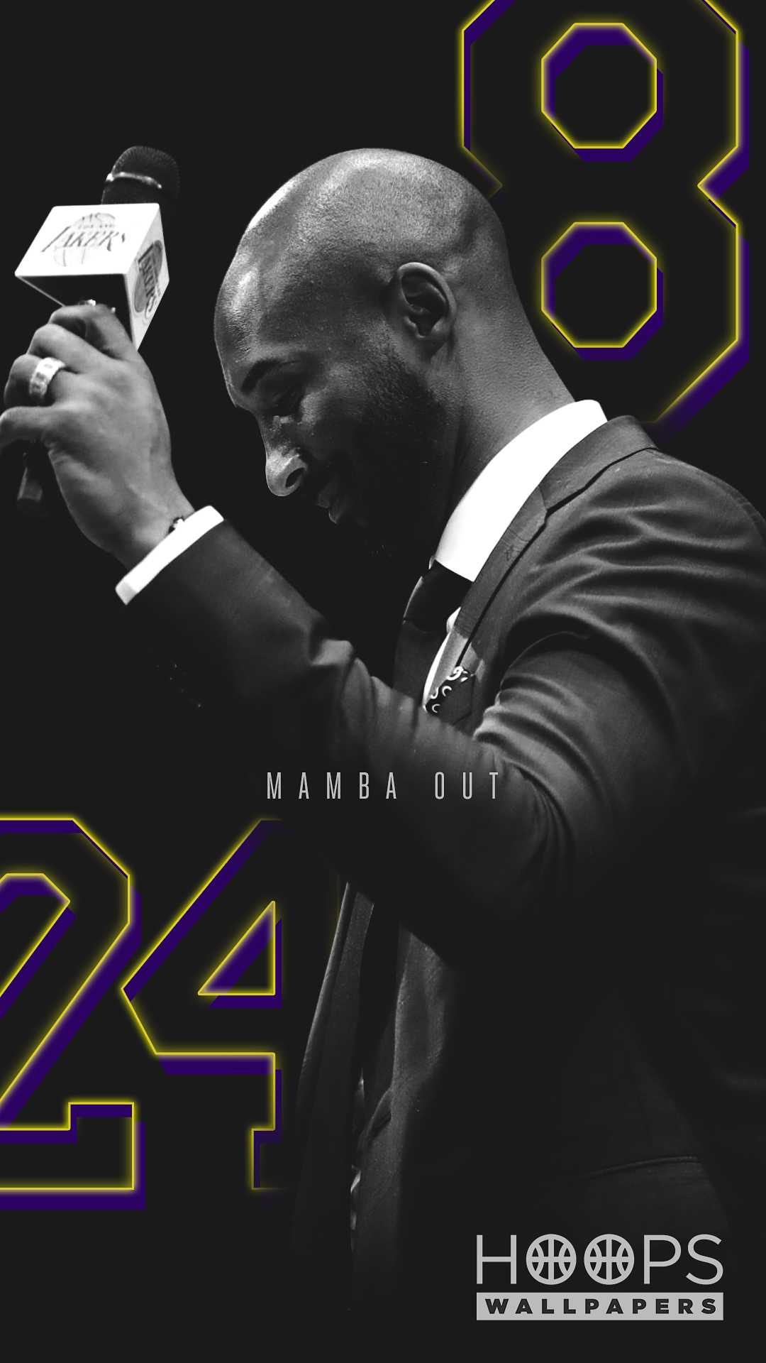 Kobe Bryant Mamba Out ritiro, 1080x1920 Full HD Verticale, Smartphone