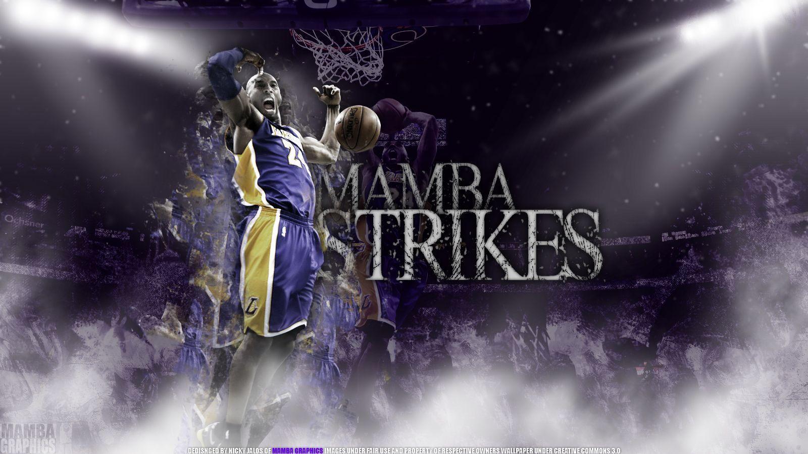 Kobe Bryant Mamba Strikes, 1600x900 HD, PC