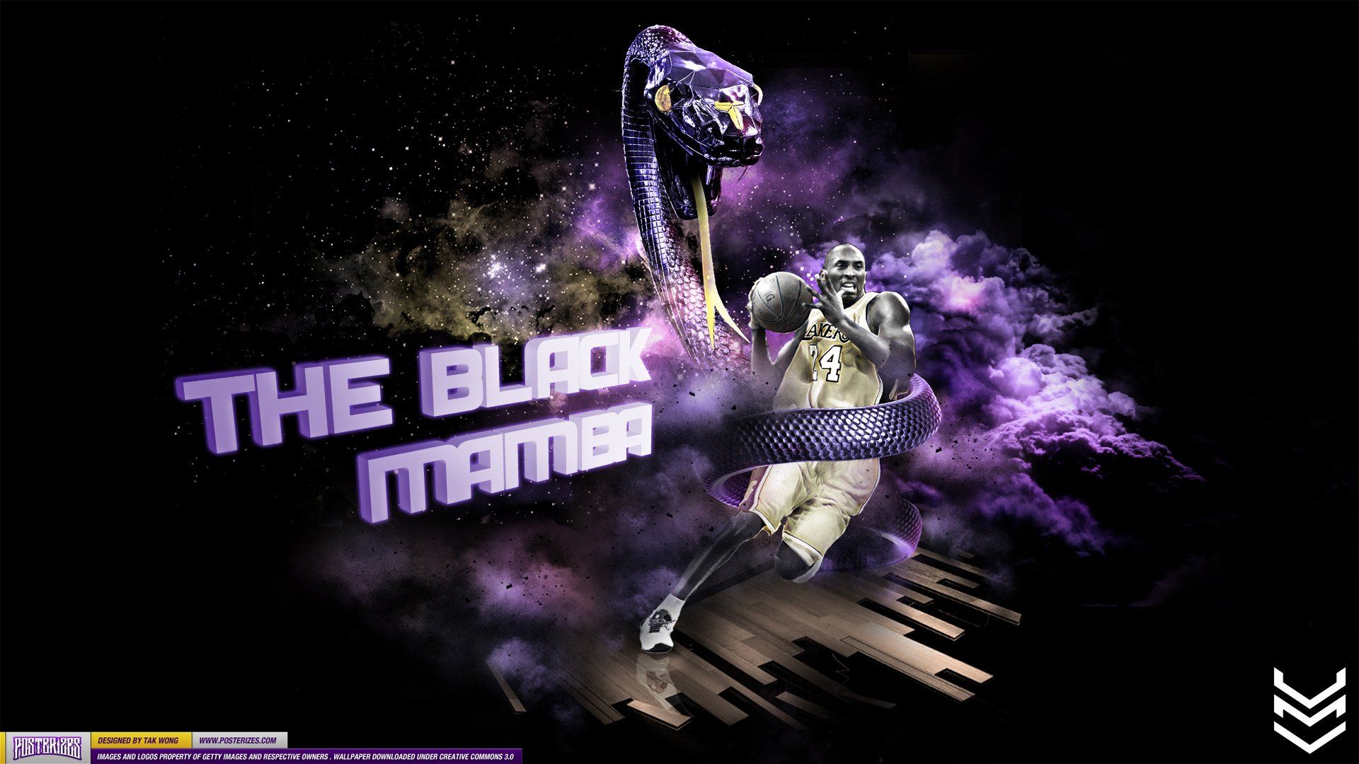 Kobe Bryant Black Mamba basket, 1920x1080 Full HD, Laptop