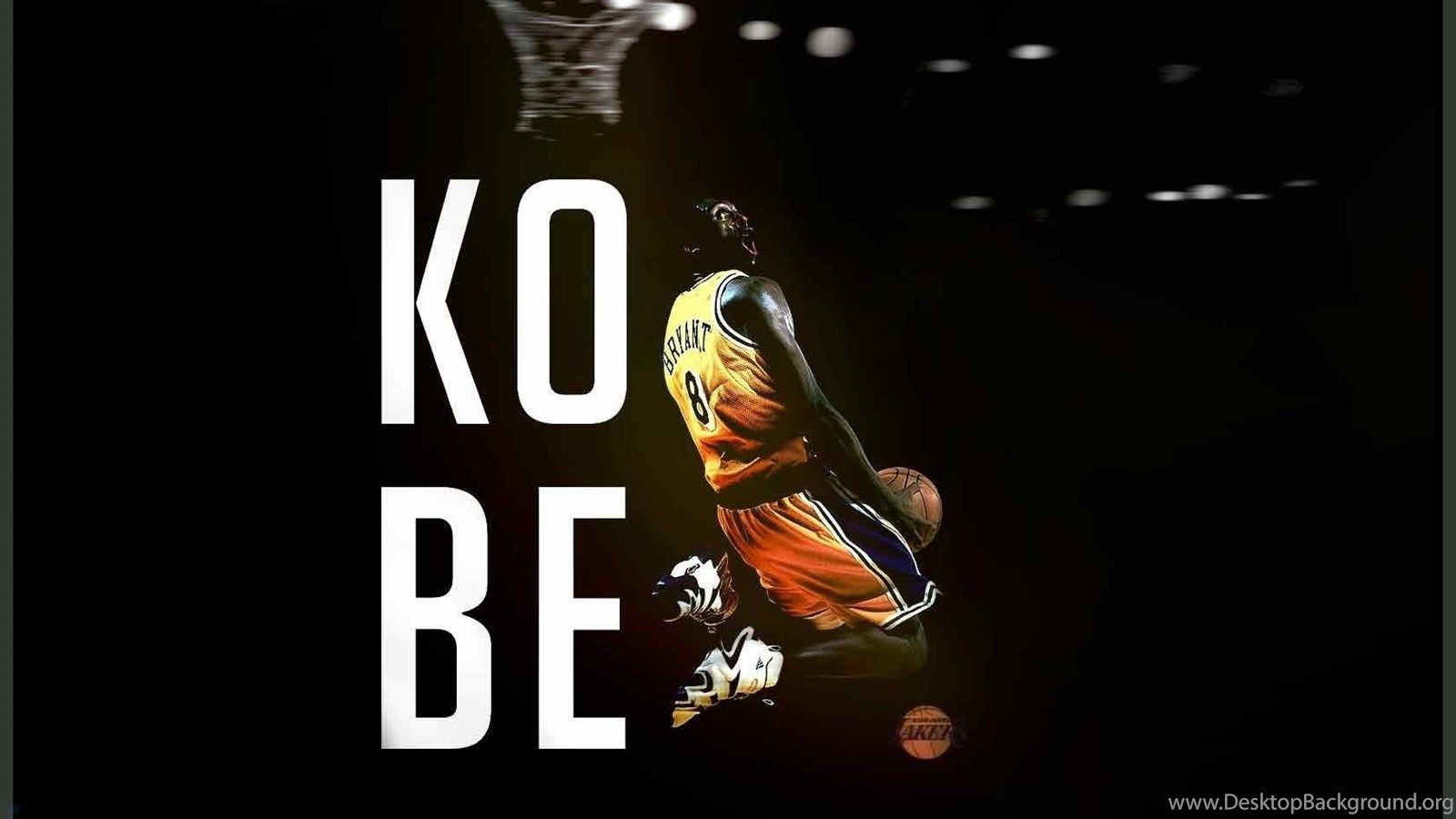 Kobe Bryant Black Mamba basket, 1600x900 900p, Desktop