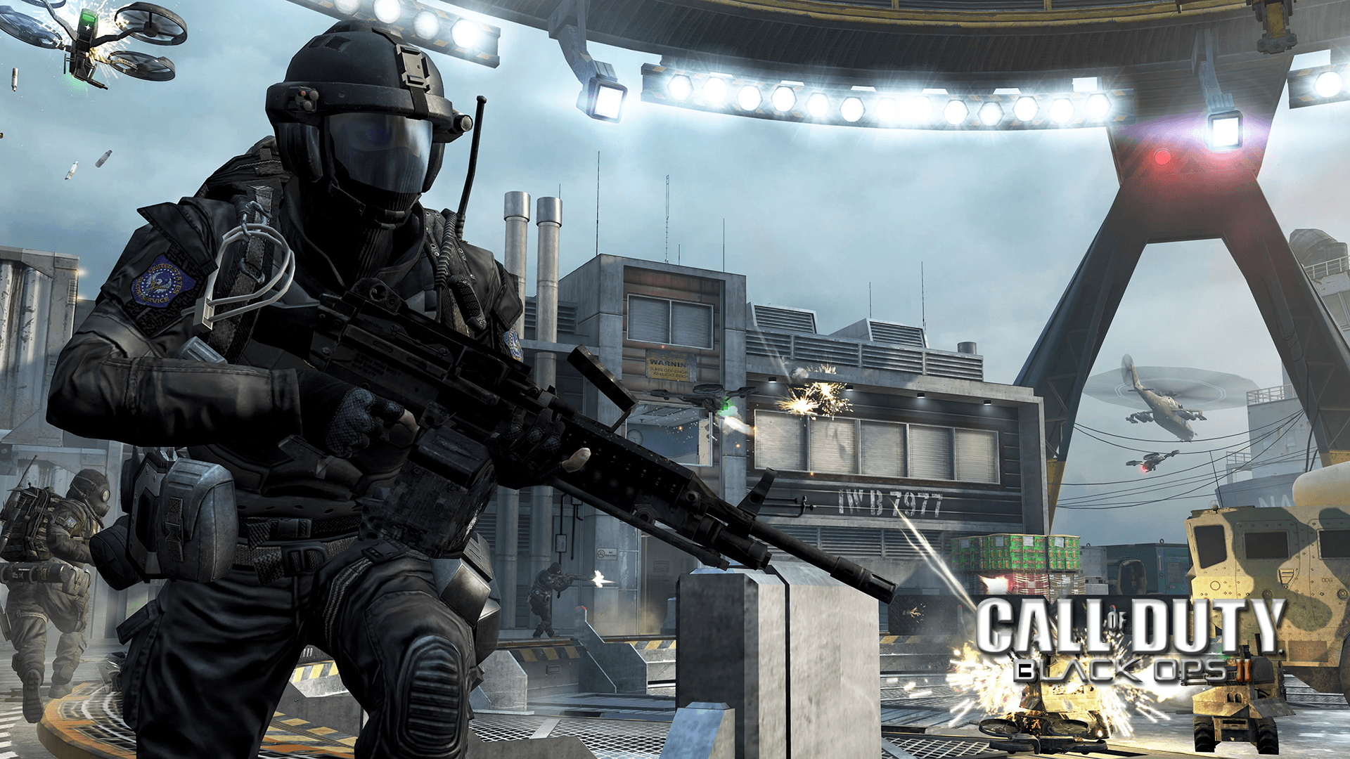 Soldato con arma Black Ops 2, 1920x1080 Full HD 1080p, PC Desktop