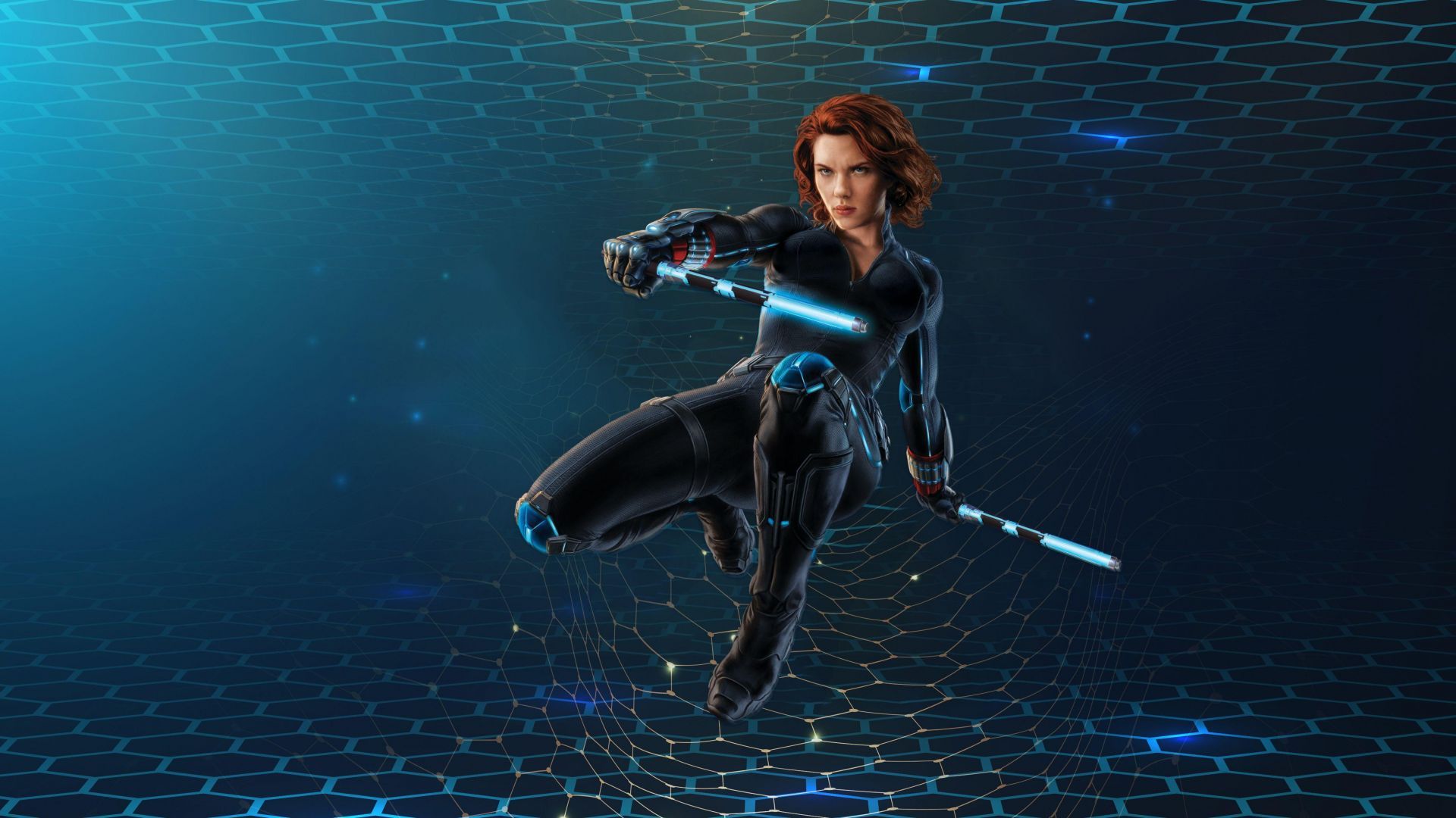 Black Widow Marvel 3D, MCU, 1920x1080 Full HD, Monitor Gaming