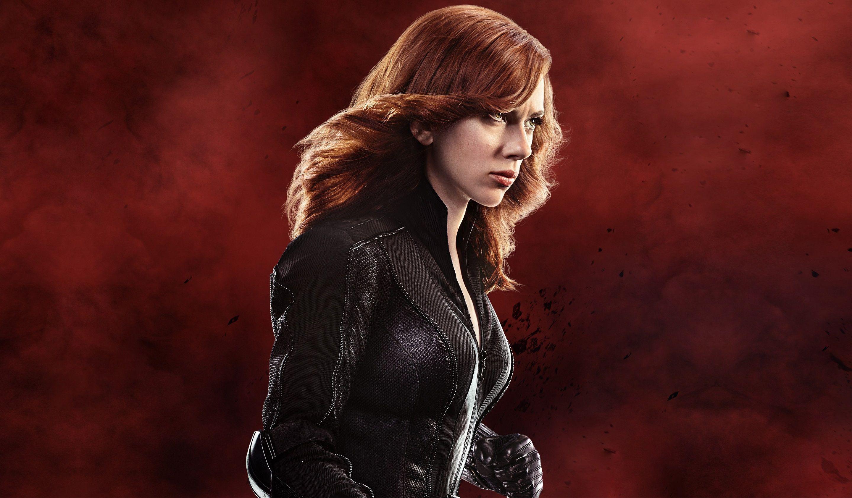 Black Widow abito pelle nera, 2880x1684 WQXGA, PC