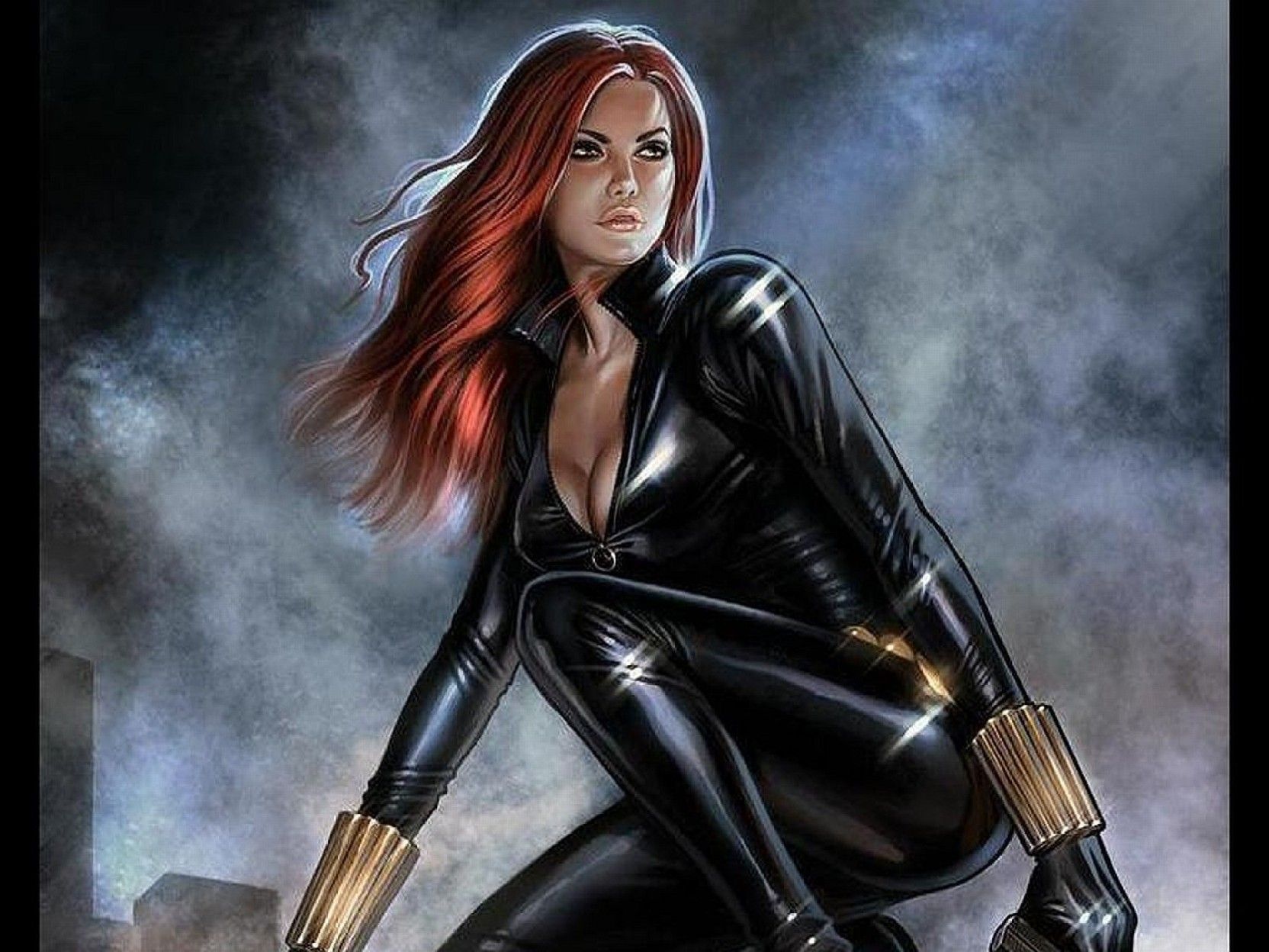 Black Widow Marvel supereroina, 1664x1248 HD Ready, Monitor Gaming
