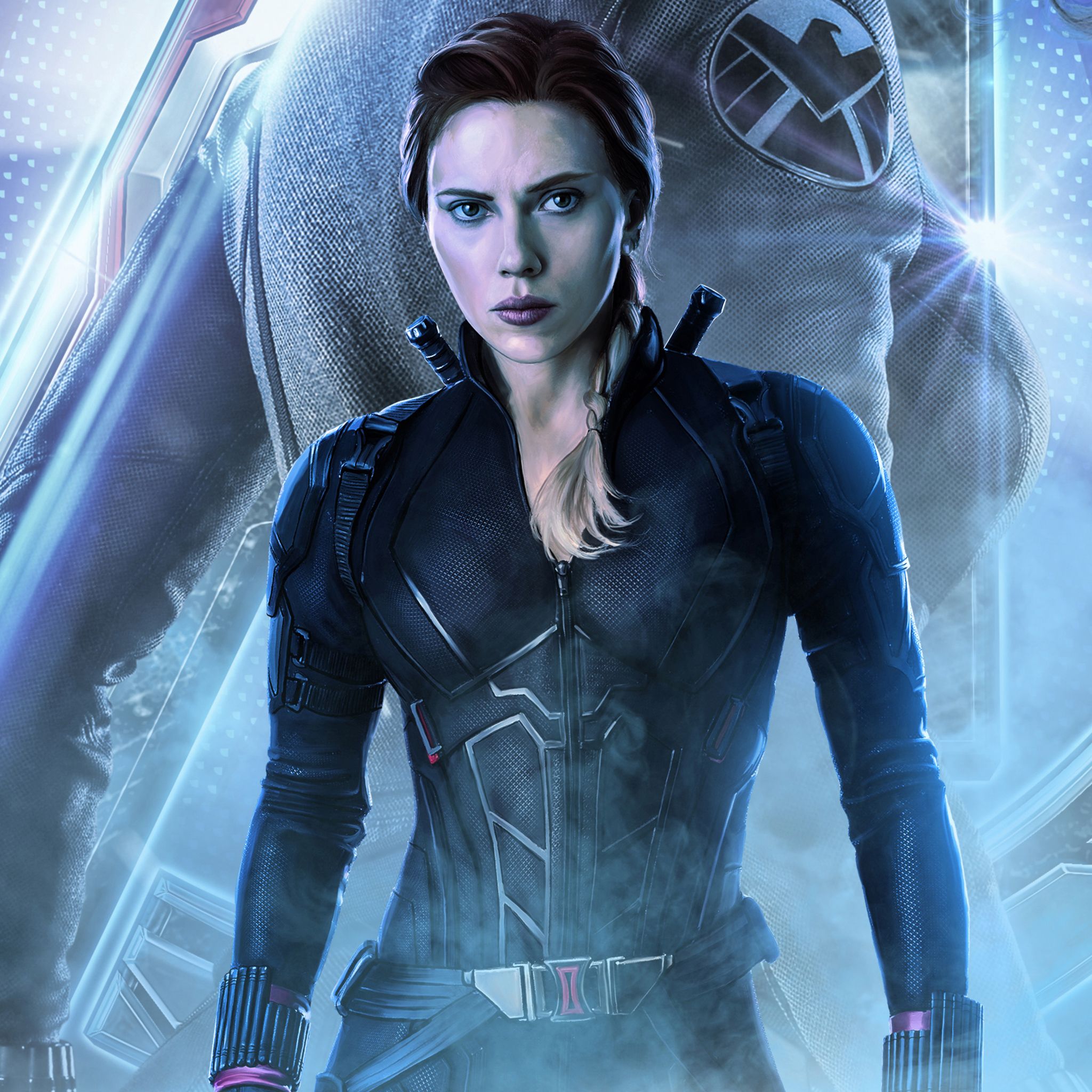 Black Widow Avengers Endgame, 2048x2048 alta risoluzione, PC