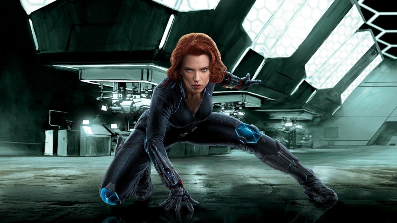 Black Widow Marvel personaggio, MCU, 1365x768 720p, PC