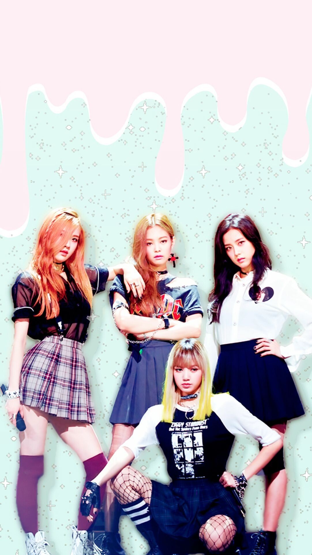 BLACKPINK gruppo idol coreano, 1082x1920 Full HD Verticale, iPhone