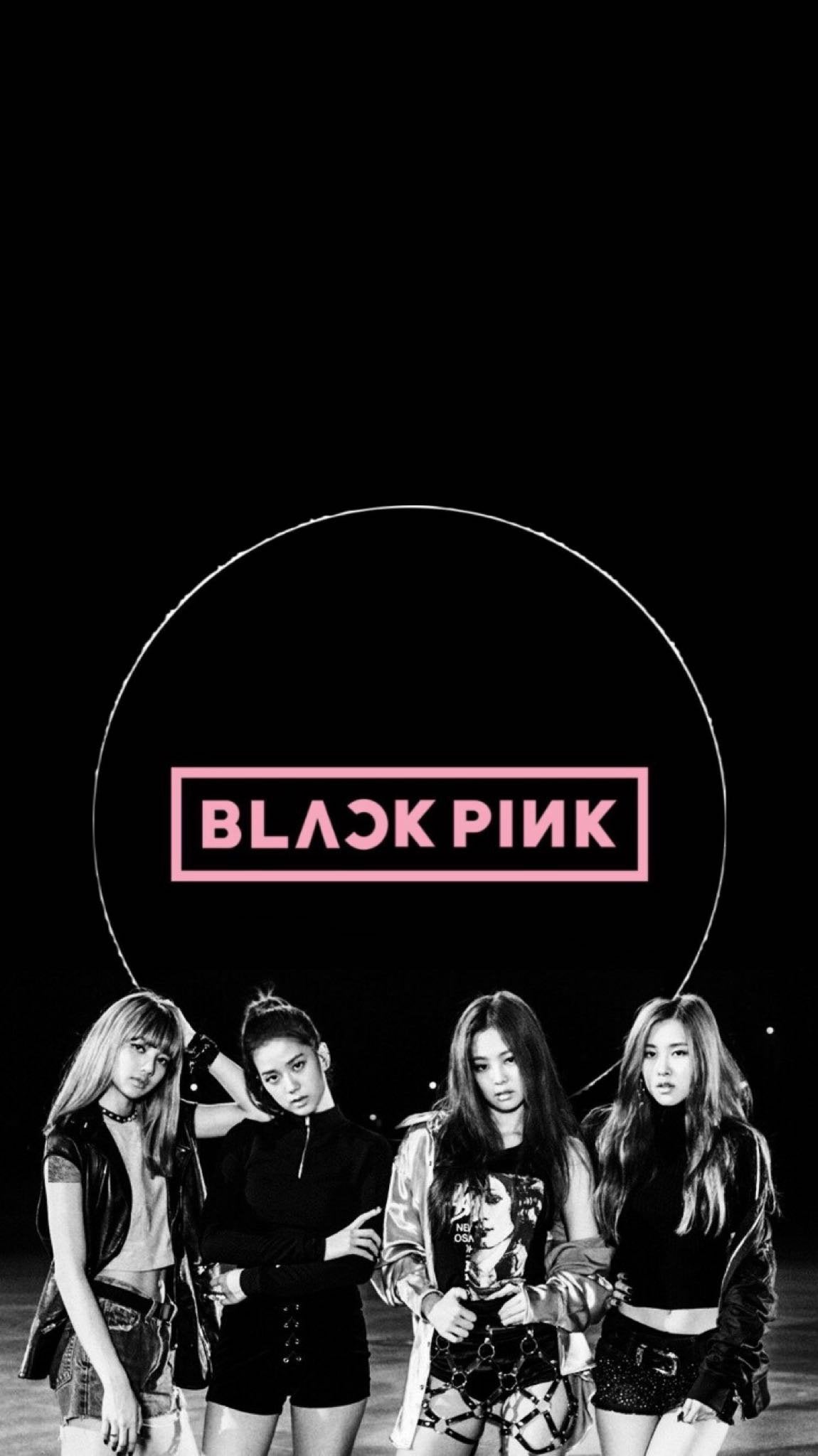 Logo BLACKPINK con membri gruppo, 1150x2048 Verticale, Mobile