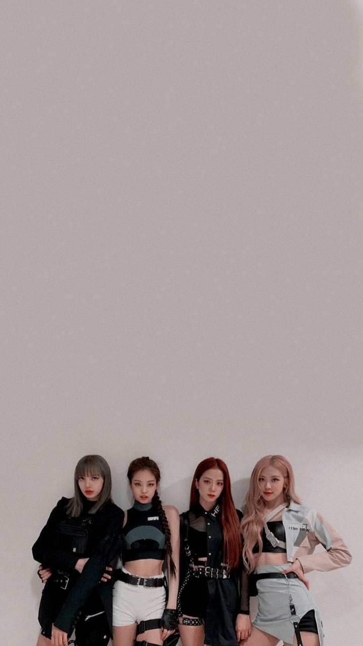 Gruppo Blackpink abiti neri, girl group K-pop, 720x1280 Full HD Verticale, iPhone