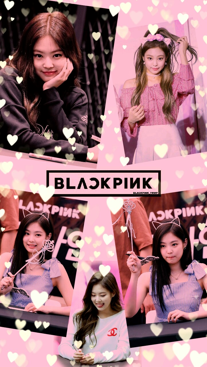 Collage membri BLACKPINK rosa, 722x1280 Full HD Verticale, Samsung Galaxy