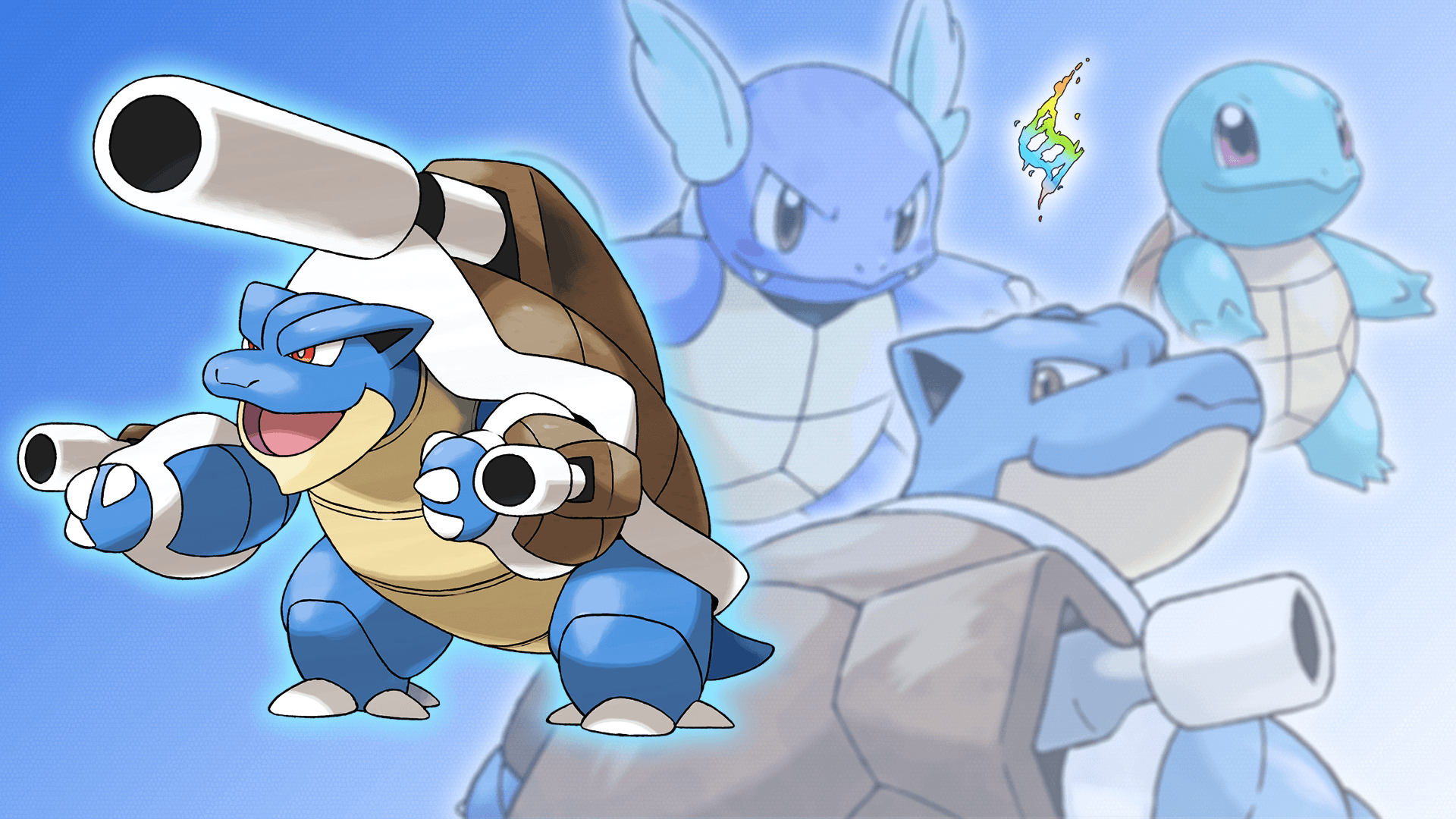 Blastoise evoluzioni Pokémon, 1920x1080 Full HD, Desktop