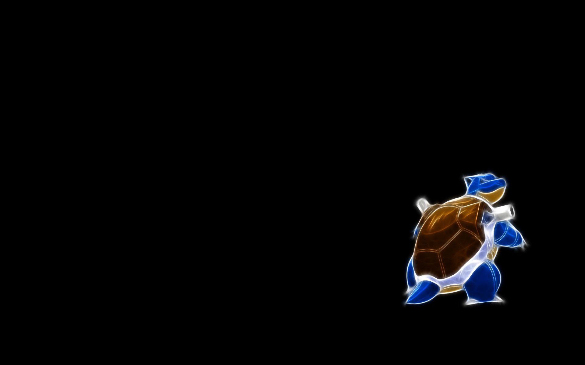 Silhouette Blastoise Pokémon, 1920x1080 Full HD 1080p, Desktop