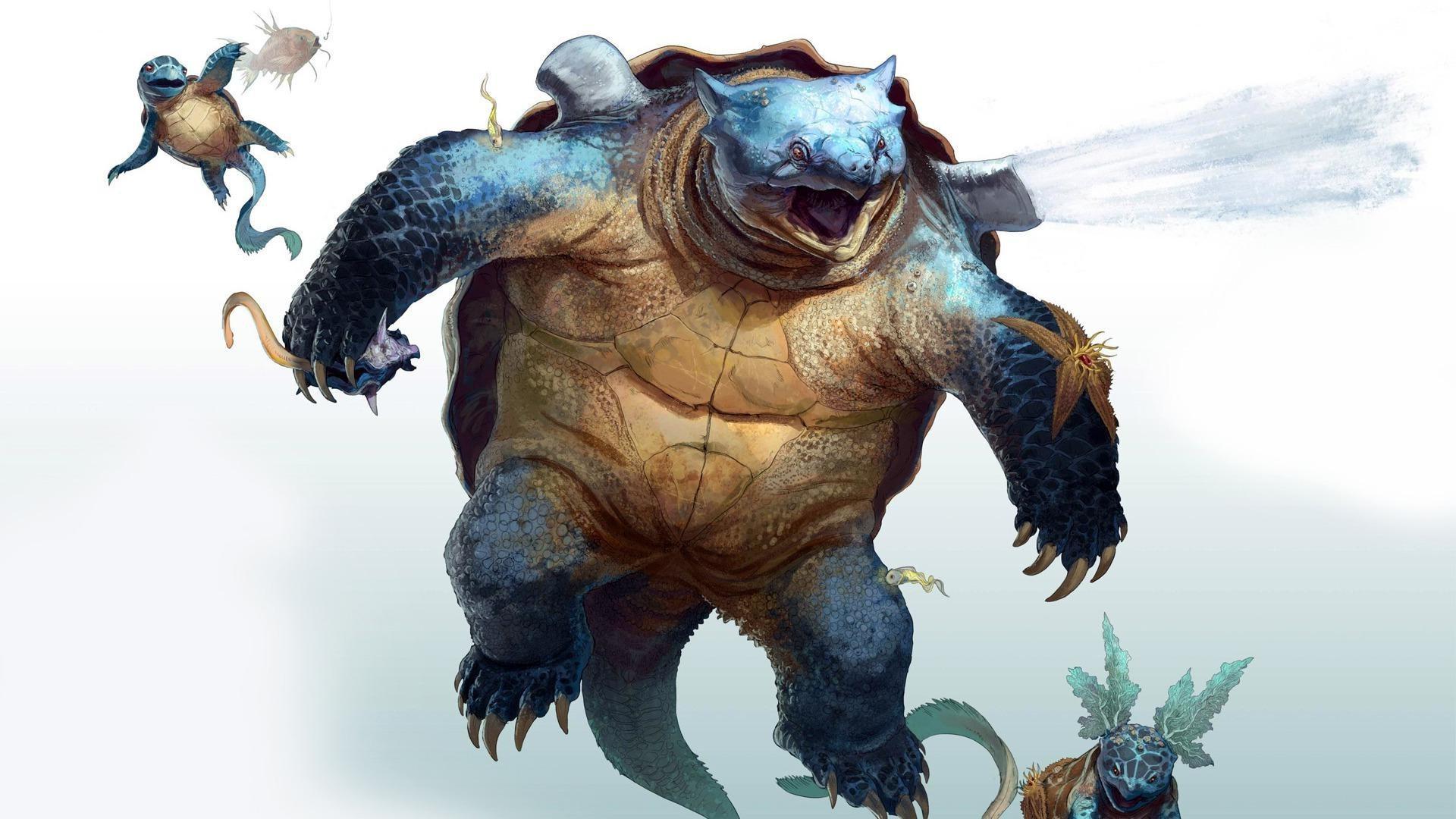 Blastoise, Wartortle e Squirtle Pokemon, creature tascabili, 1920x1080 Full HD 1080p, Laptop