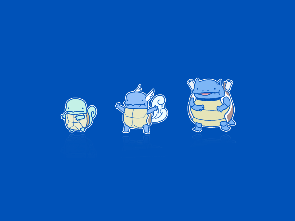 Squirtle Pokemon contorno luminoso, 1920x1080 1080p, Desktop