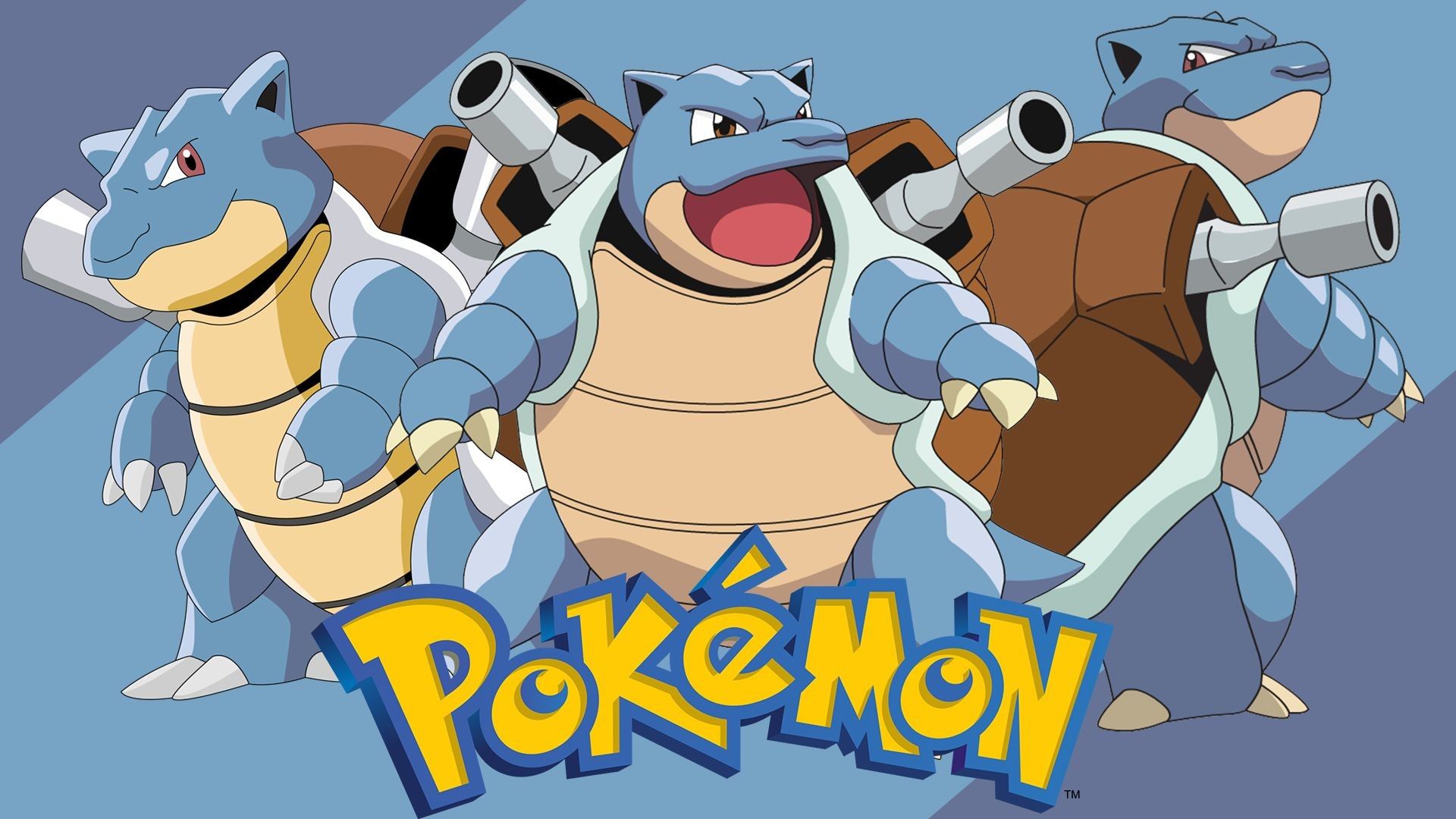 Blastoise Pokemon minimalista, 1920x1080 1080p, Desktop