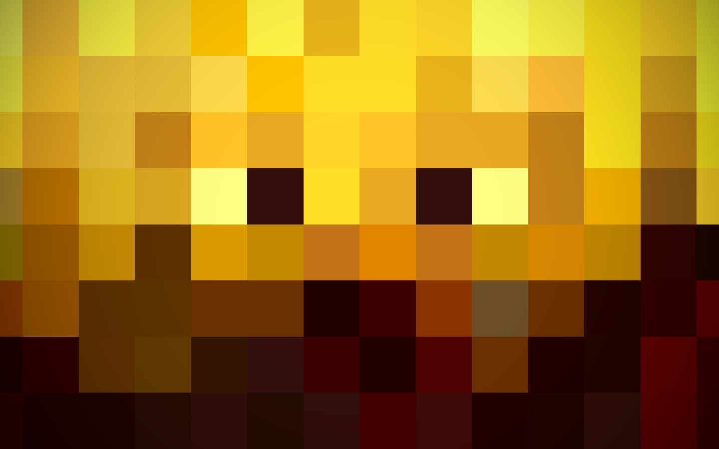 Blaze Minecraft volto pixelato, 2382x1340 2K, Desktop