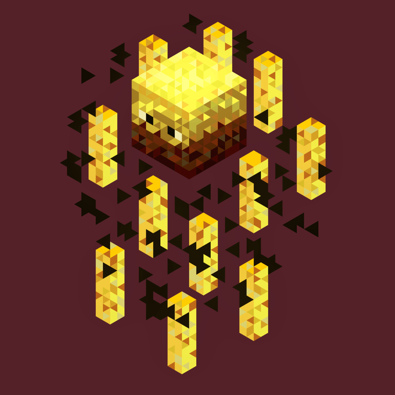 Blaze di Minecraft, Mojang, 1280x1280 720p, PC