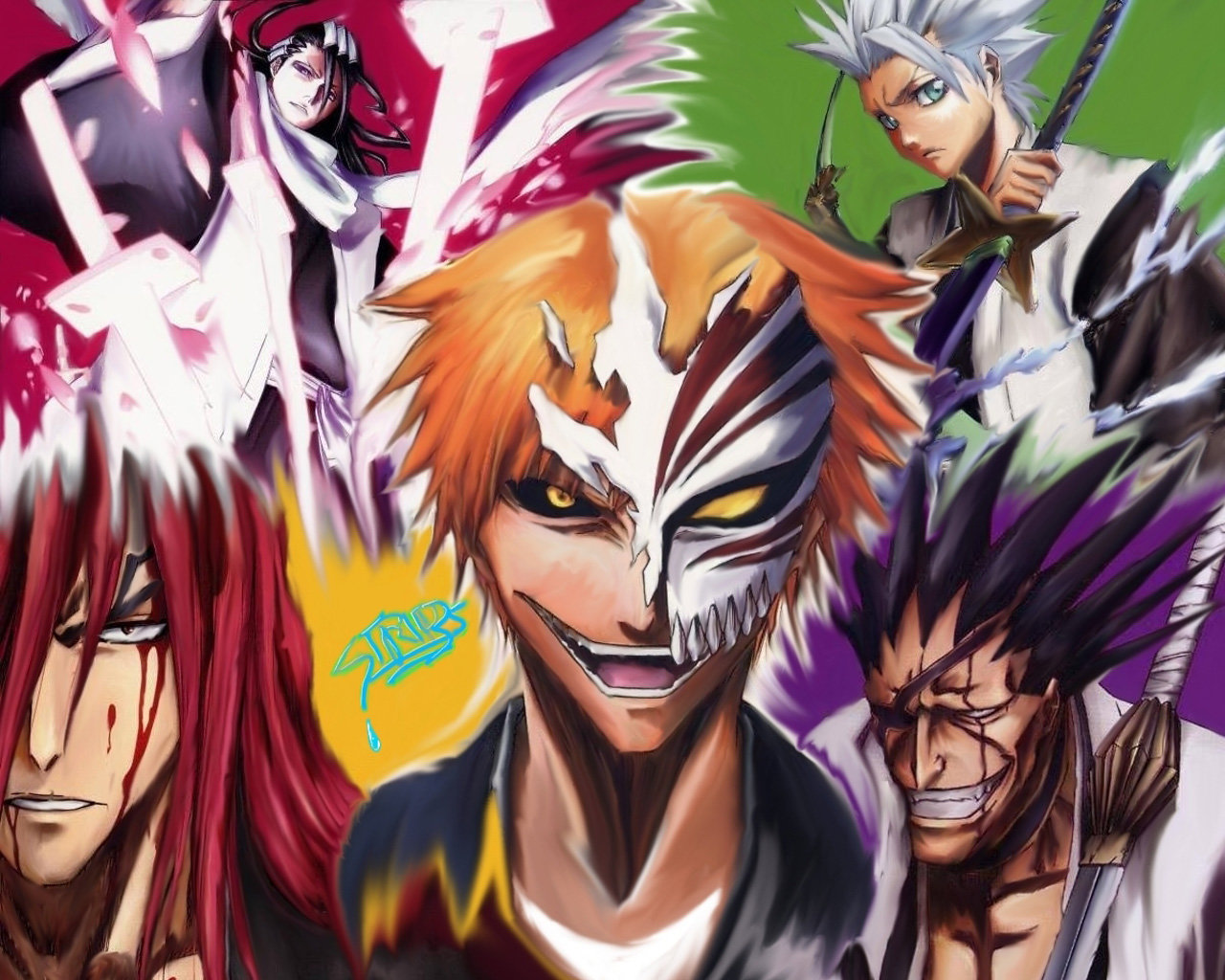 Byakuya Kuchiki, Bleach, manga, 2560x1600 2K+, Desktop