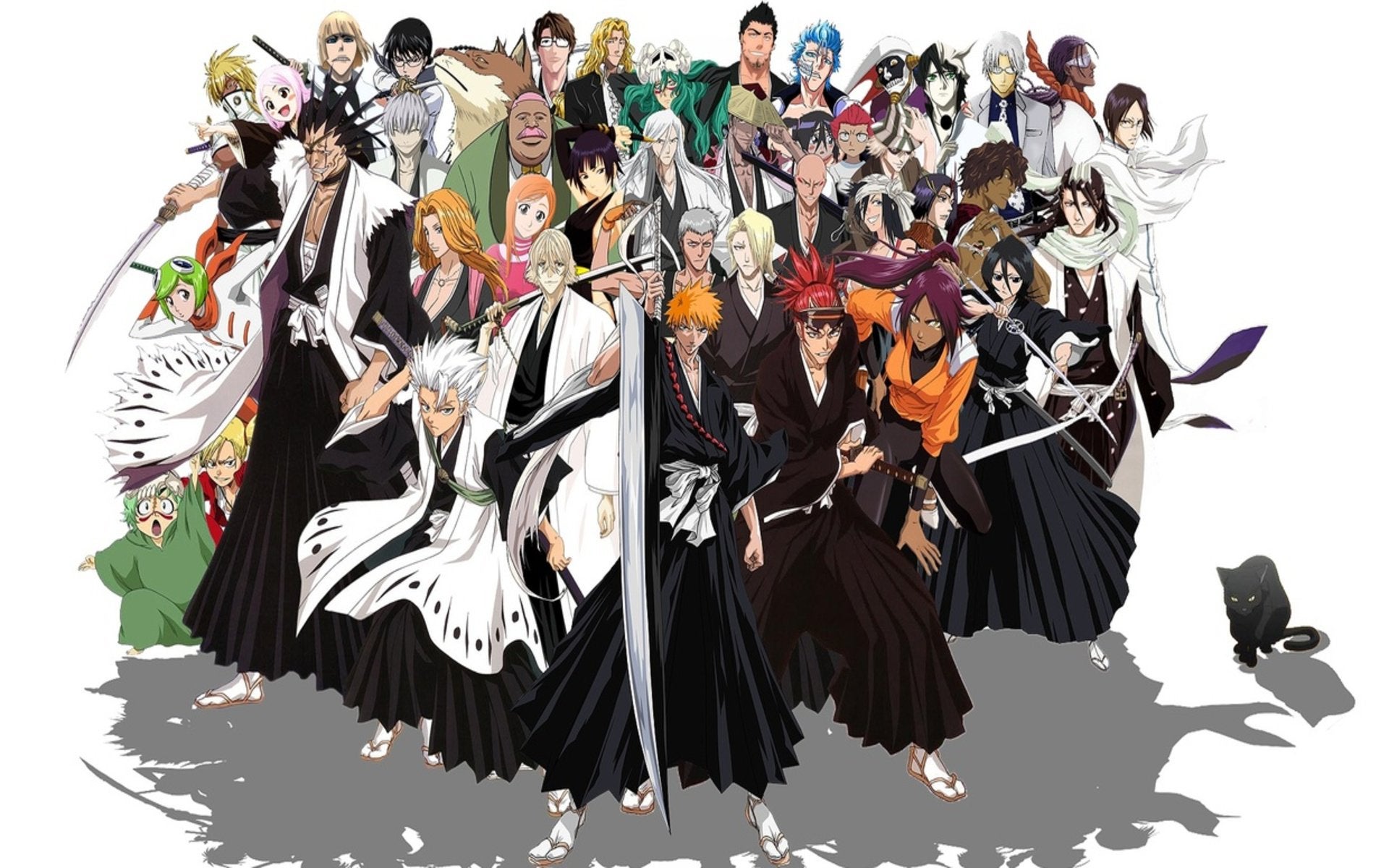 Personaggi anime Bleach gruppo, 1920x1200 WUXGA, Laptop