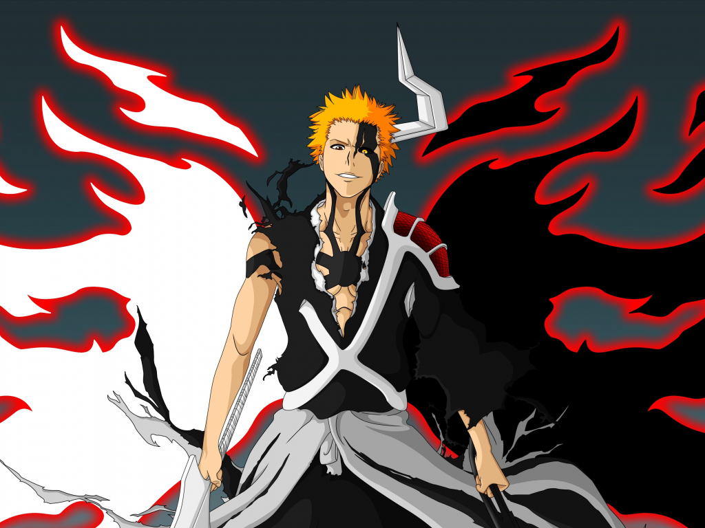 Ichigo Bleach maschera Hollow, 1600x1200 900p, Desktop