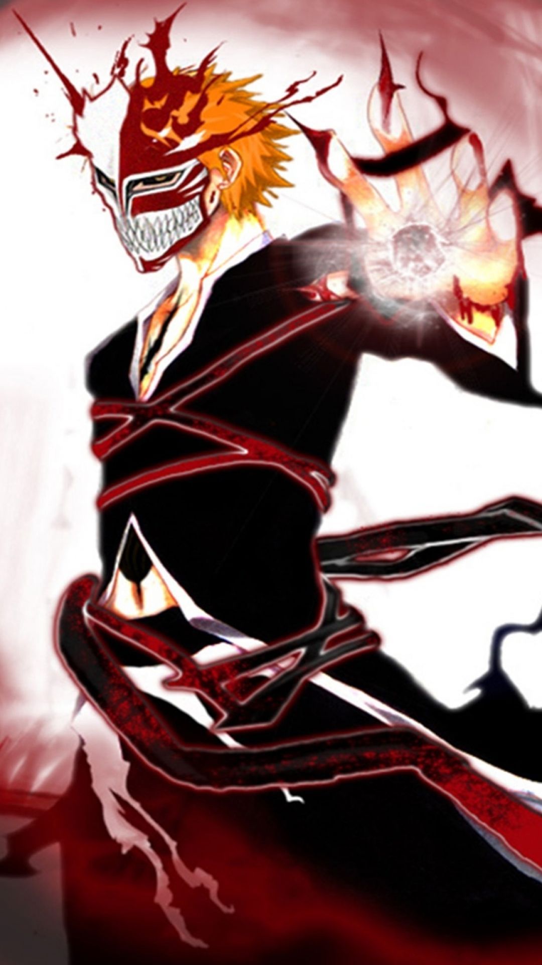 Ichigo Hollow maschera Bleach, anime, 1080x1920 Full HD Verticale, Smartphone