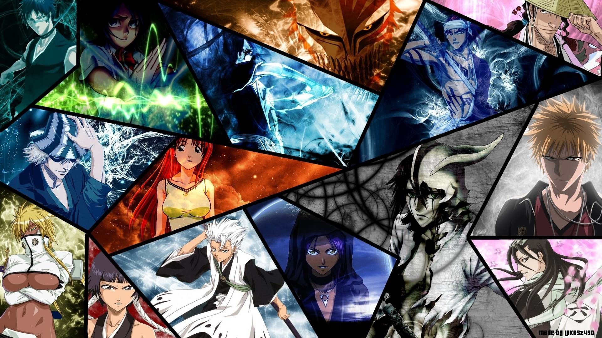 Personaggi Bleach anime collage, 1920x1080 Full HD 1080p, PC Desktop