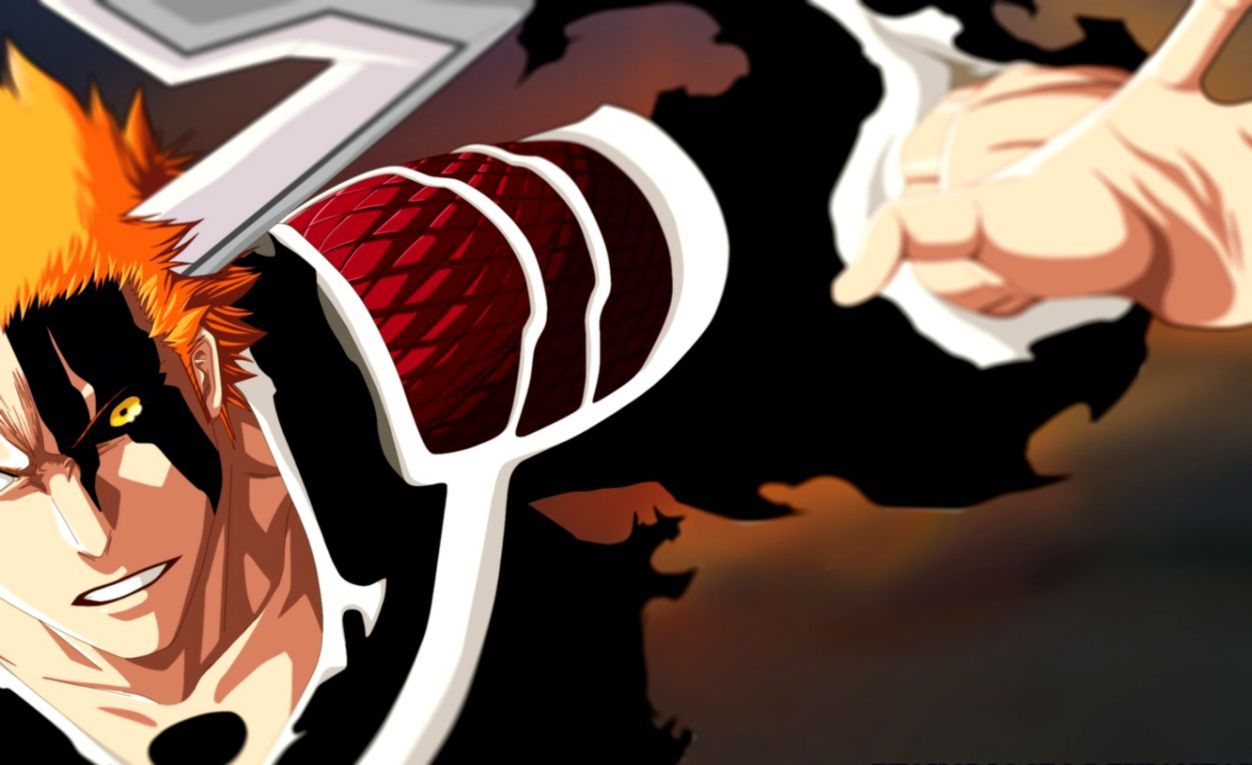 Ichigo Kurosaki Bleach maschera hollow, 1252x765 HD, ROG Asus Laptop