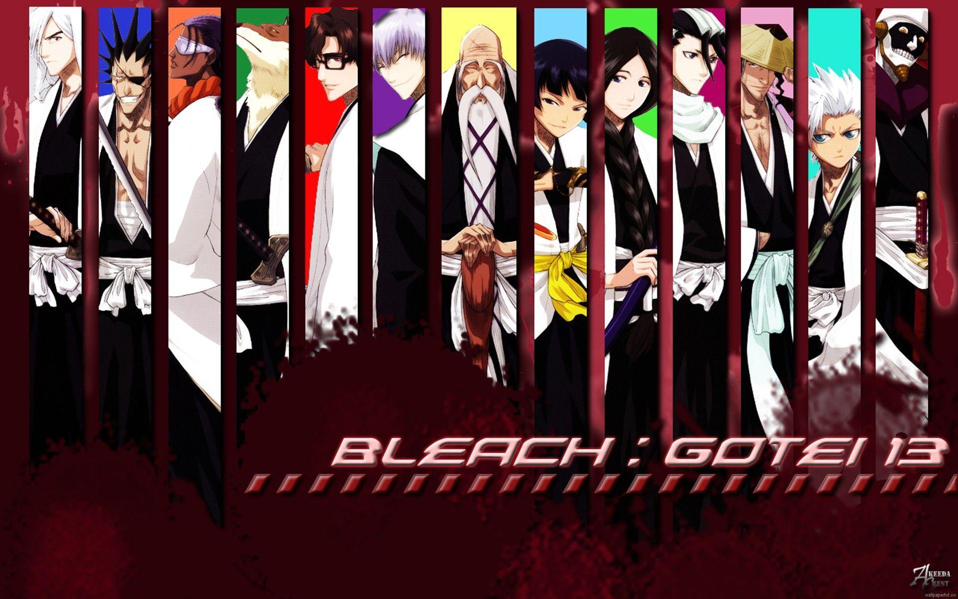 Bleach Gotei 13 personaggi, 1920x1200 WUXGA, iMac