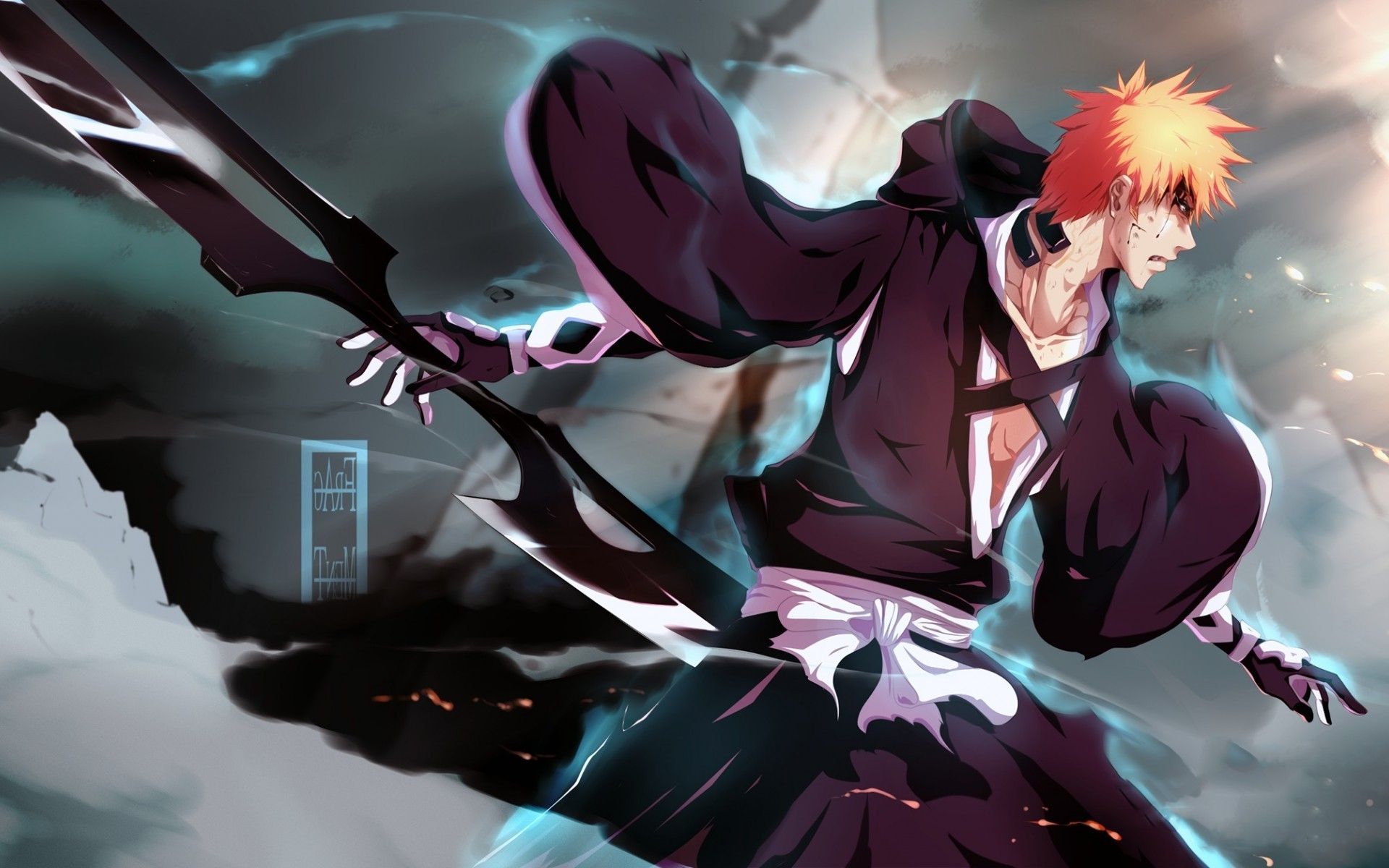 Ichigo Kurosaki con spada Bleach, 1920x1200 Full HD+ WUXGA, iMac