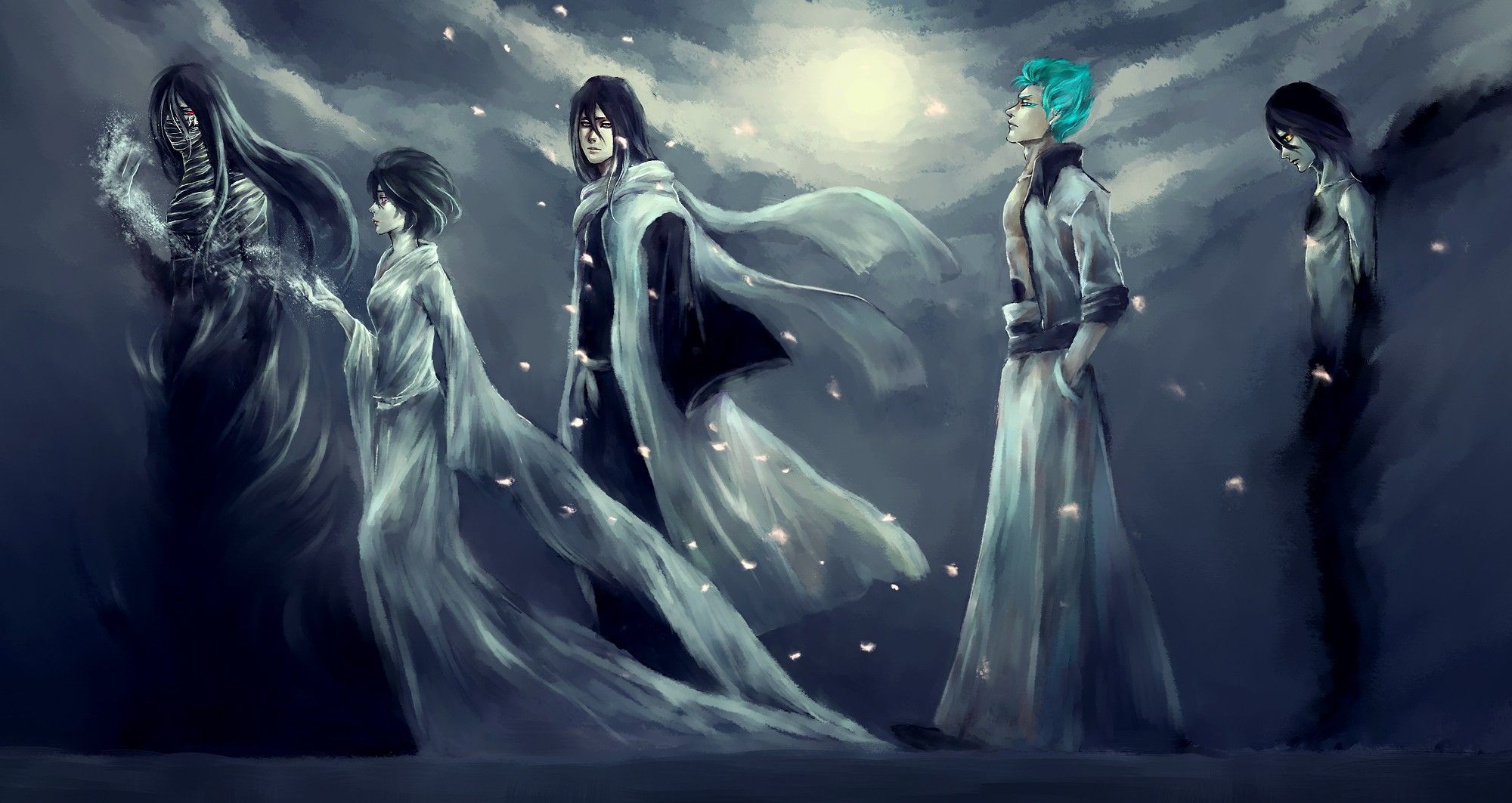Personaggi Bleach notte luna, 2000x1063 2K, Desktop