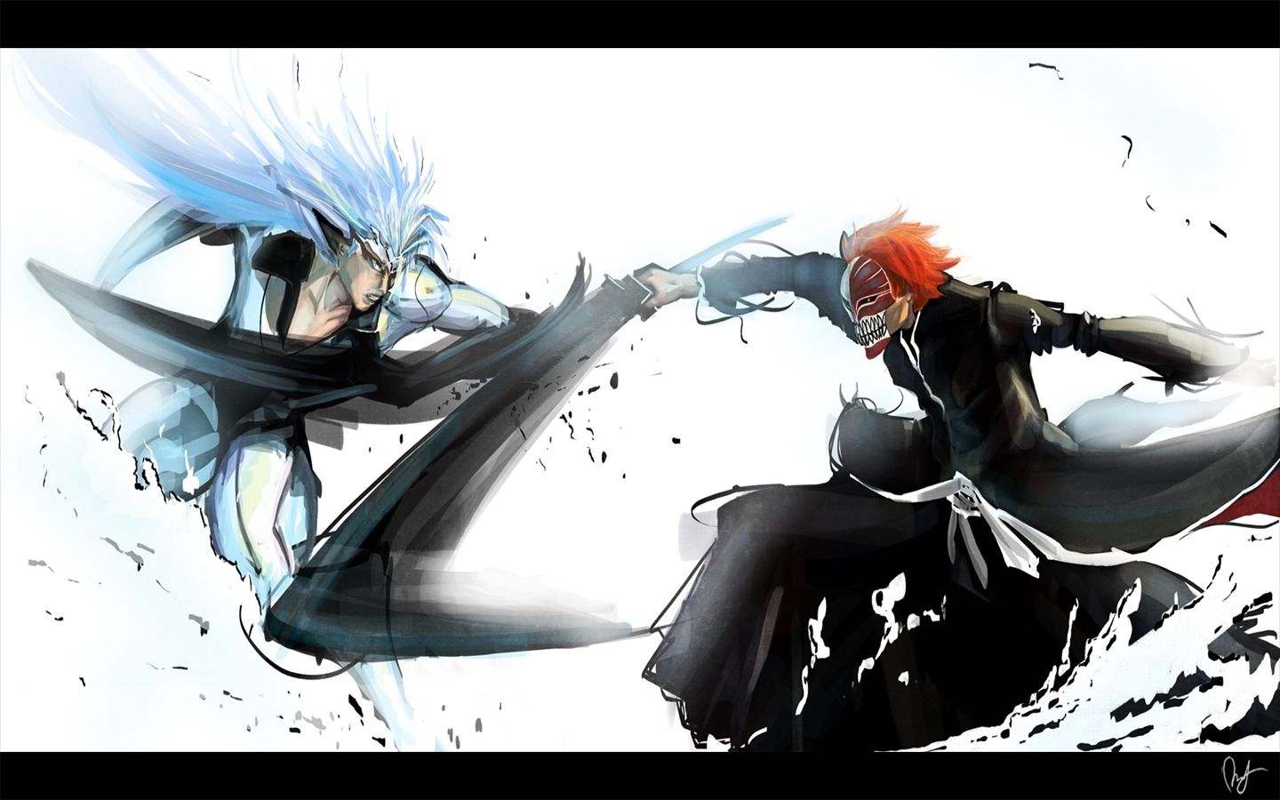 Ichigo contro Grimmjow, Bleach, 1440x900 720p, Laptop