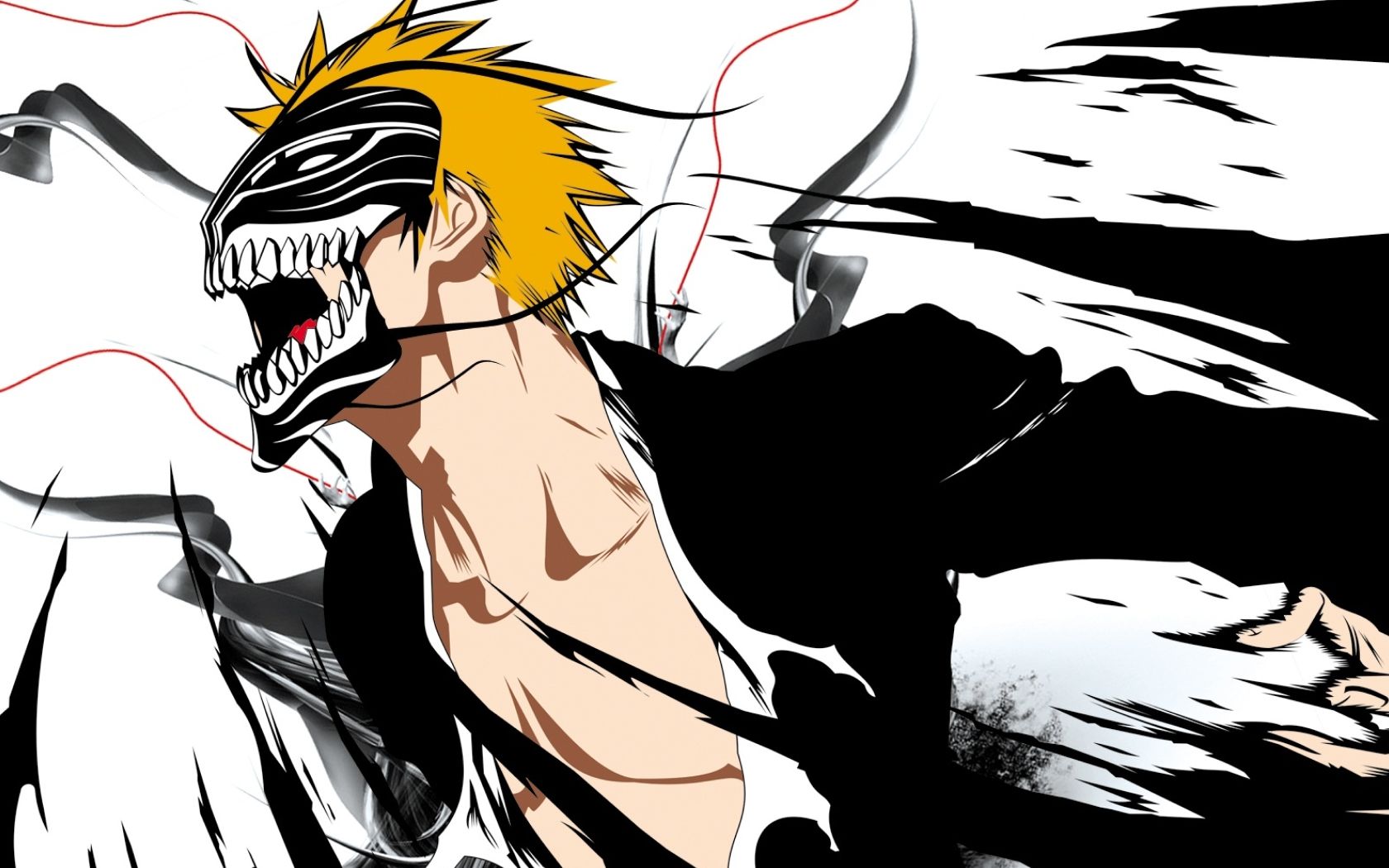 Ichigo maschera Hollow Bleach, 1680x1050 HD Ready, Laptop