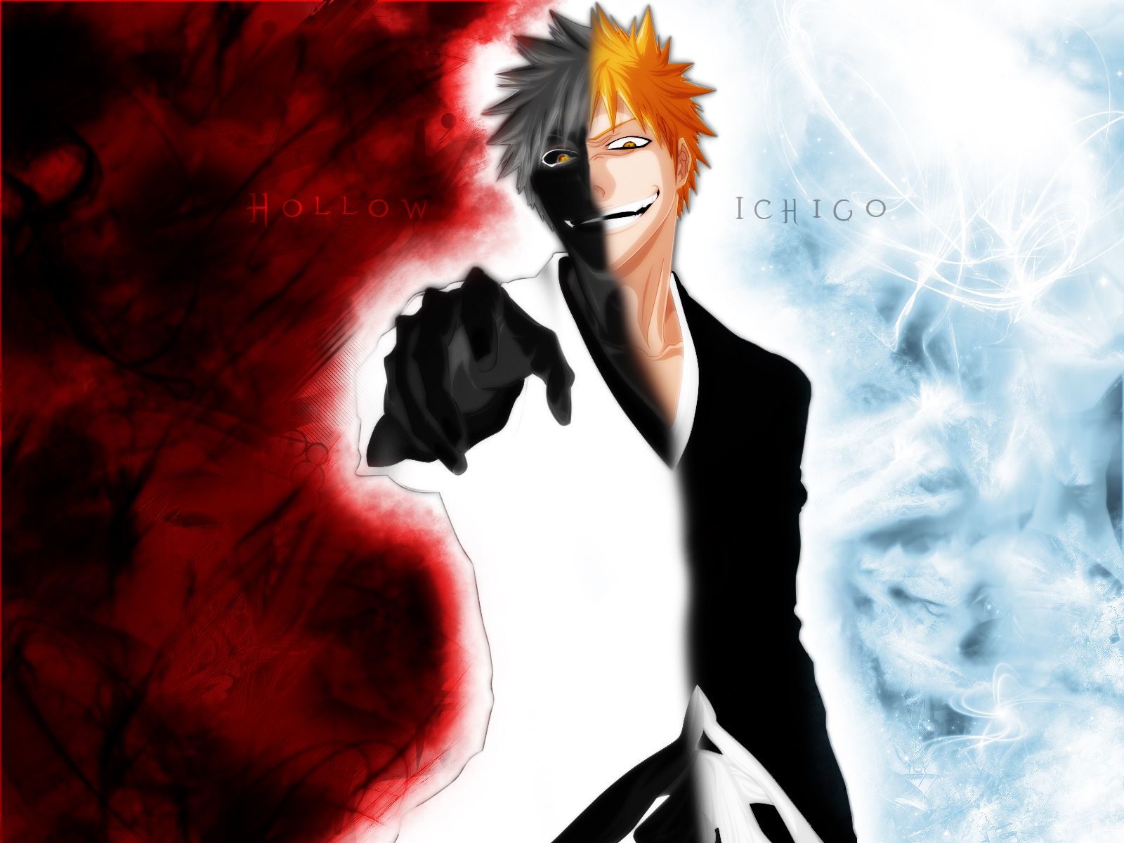 Ichigo Kurosaki Hollow, Bleach, 1600x1200 HD, Lenovo Legion